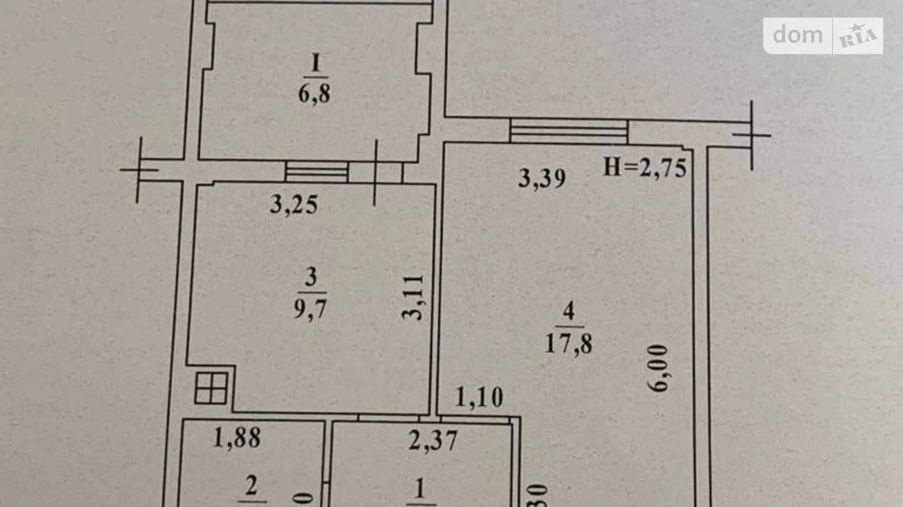 Продається 1-кімнатна квартира 43.6 кв. м у Лиманці, мас. Радужний - фото 5