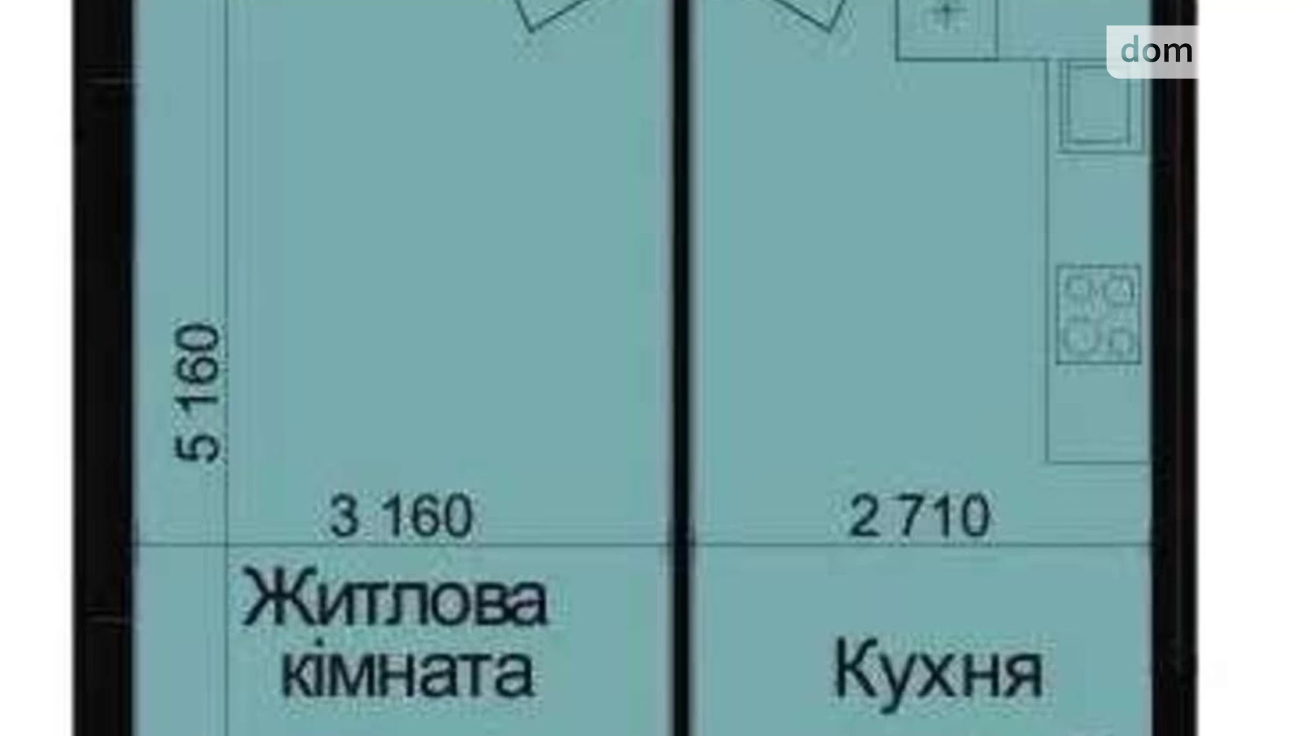 Продается 1-комнатная квартира 42 кв. м в Киеве, ул. Академика Заболотного, 148В корпус 3 - фото 2