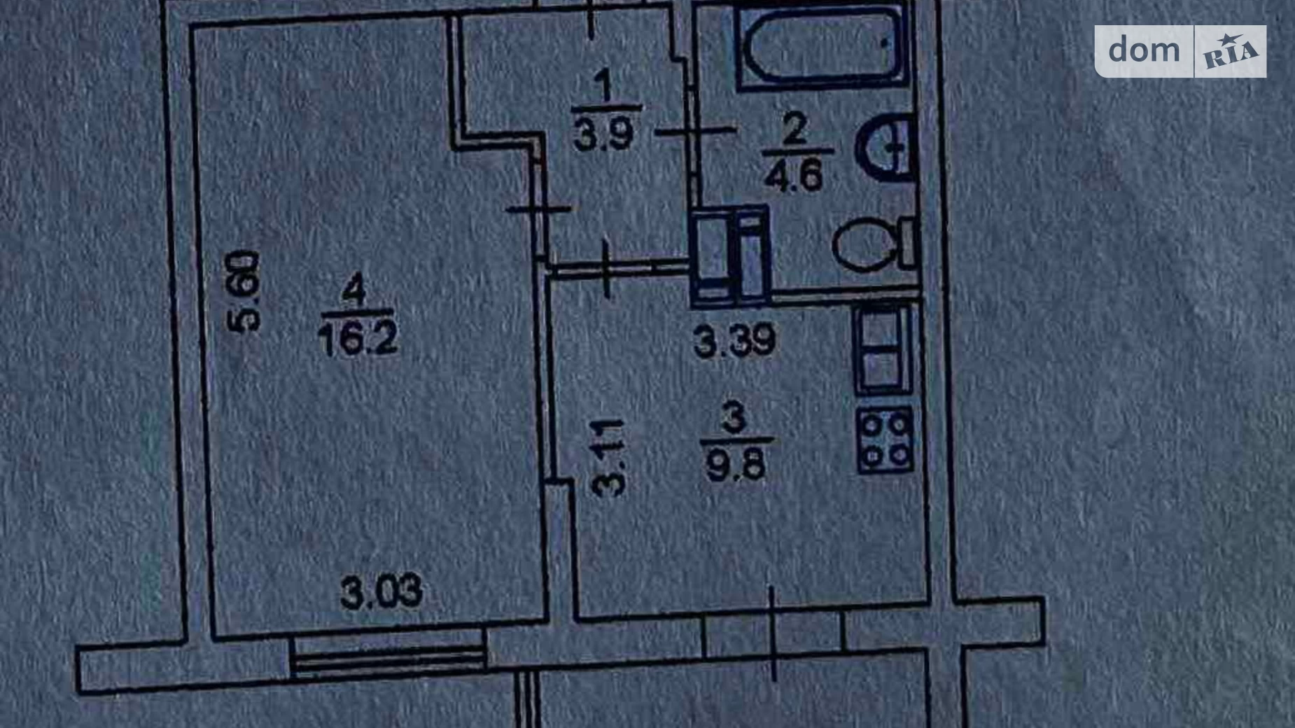 Продается 1-комнатная квартира 38.1 кв. м в Киеве, ул. Архитектора Вербицкого, 1В - фото 3