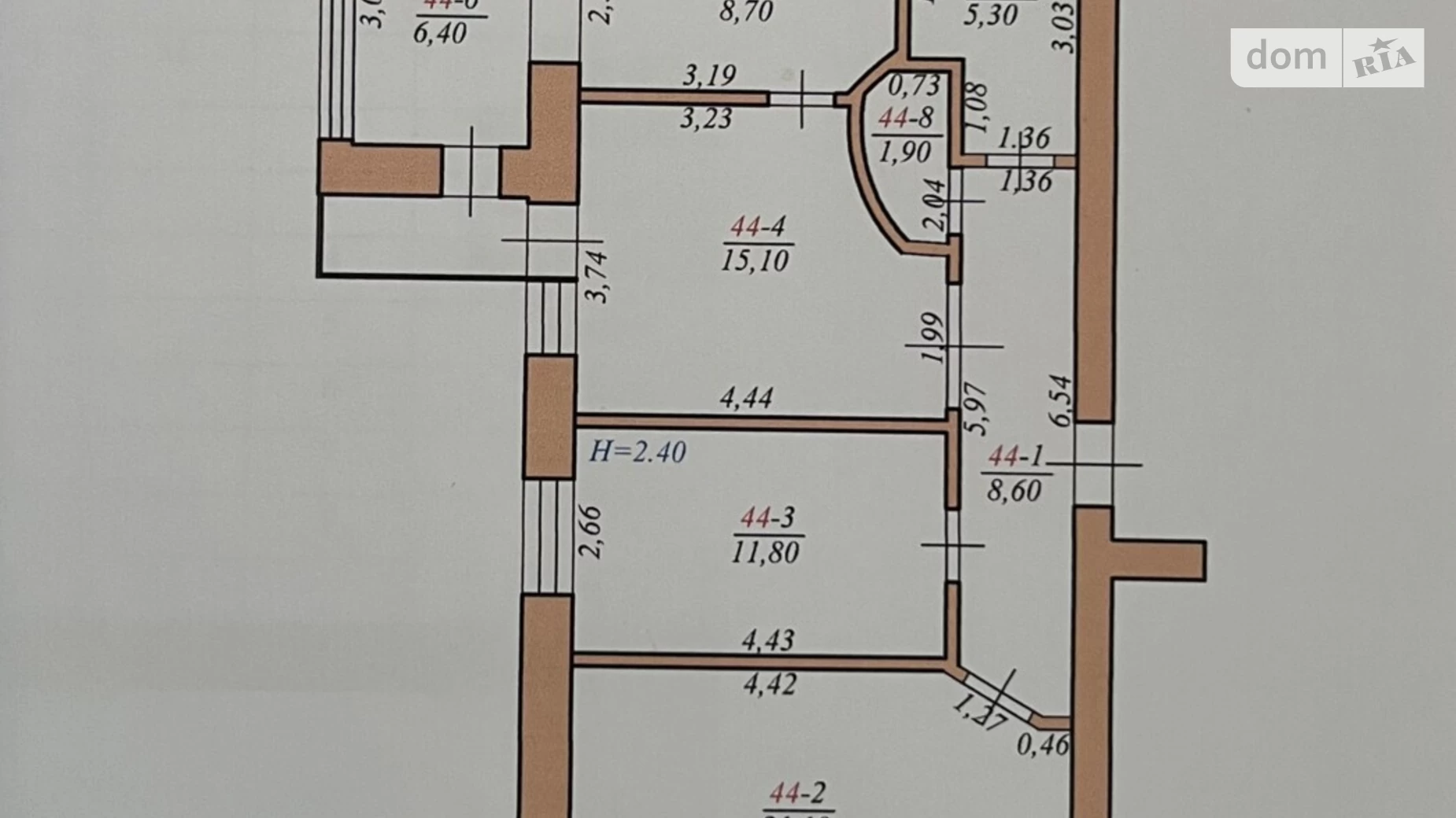 Продается 3-комнатная квартира 79.6 кв. м в Черновцах - фото 2