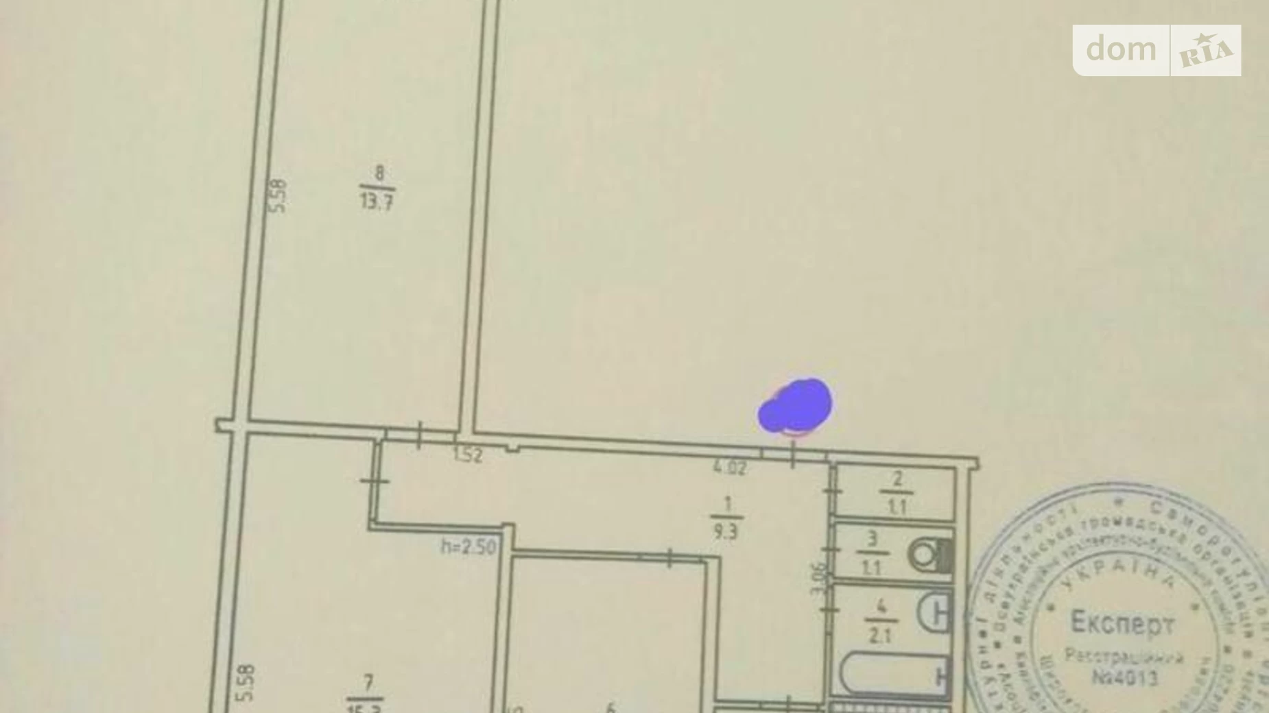Продається 3-кімнатна квартира 63.7 кв. м у Києві, вул. Тулузи, 2/58 - фото 3
