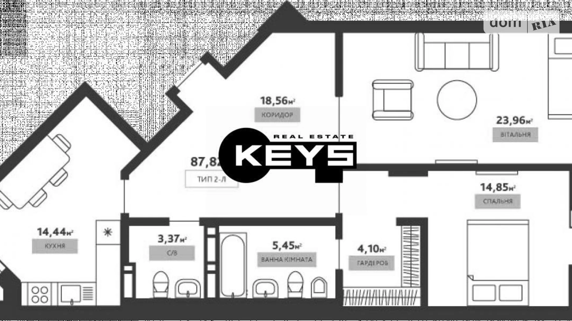 Продается 2-комнатная квартира 86 кв. м в Киеве, ул. Щекавицкая, 46 - фото 4
