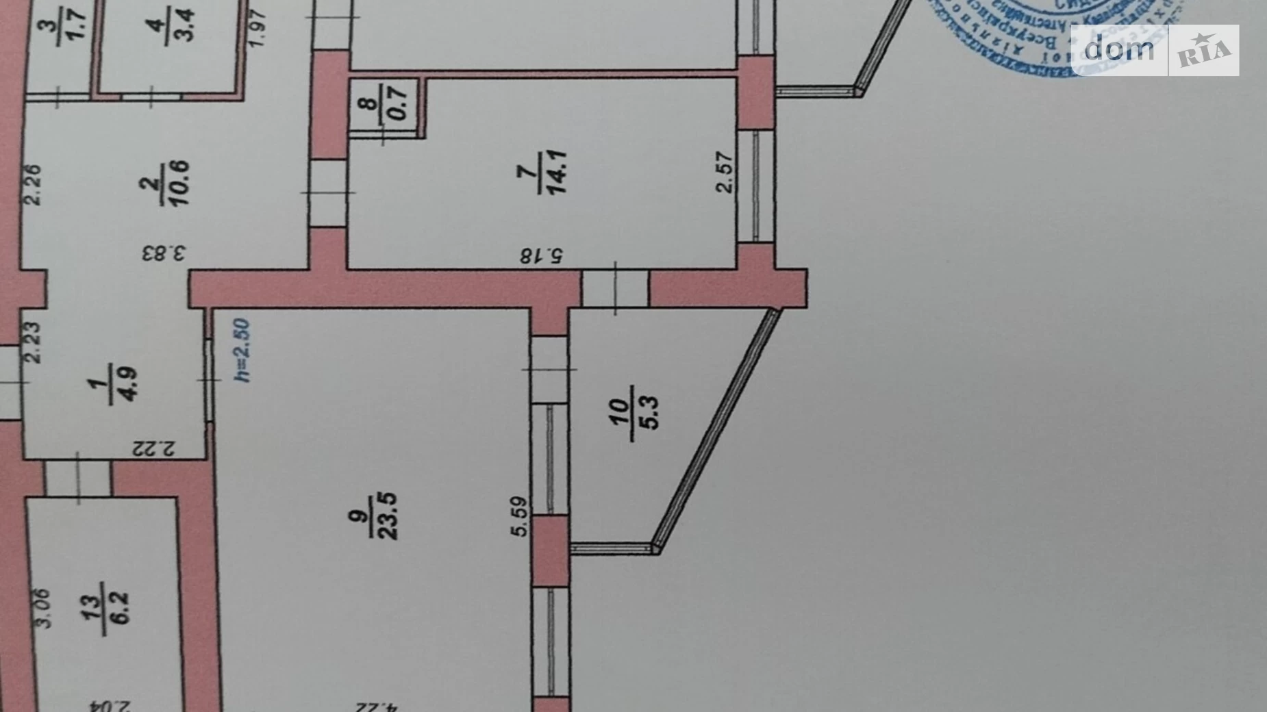Продается 3-комнатная квартира 106.9 кв. м в, цена: 62498 $ - фото 5