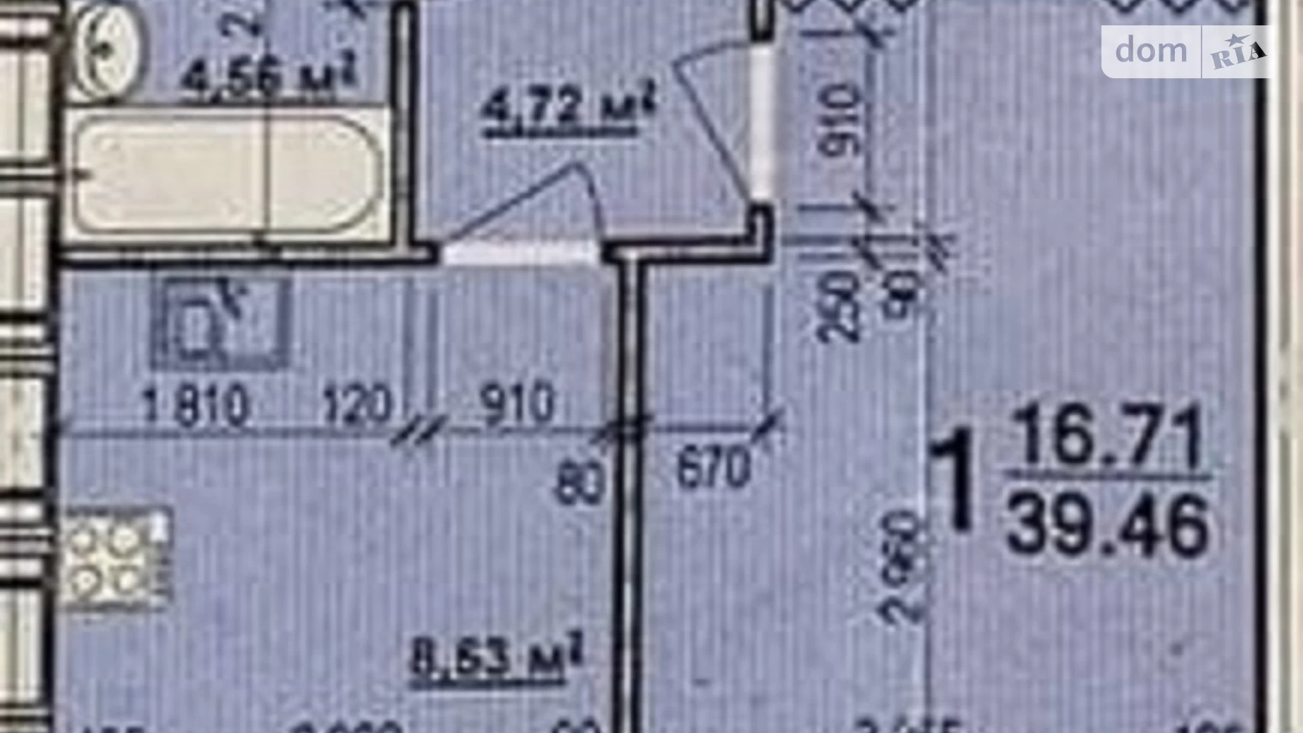 Продається 1-кімнатна квартира 39.46 кв. м у Харкові, вул. Миру, 43 - фото 2