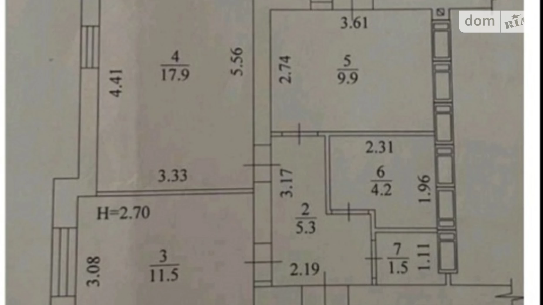 Продается 2-комнатная квартира 54 кв. м в Харькове, ул. Заливная, 10 - фото 2