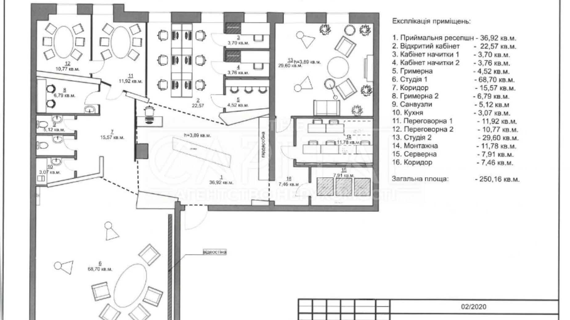 Сдается в аренду офис 258 кв. м в бизнес-центре, цена: 8651 $ - фото 2