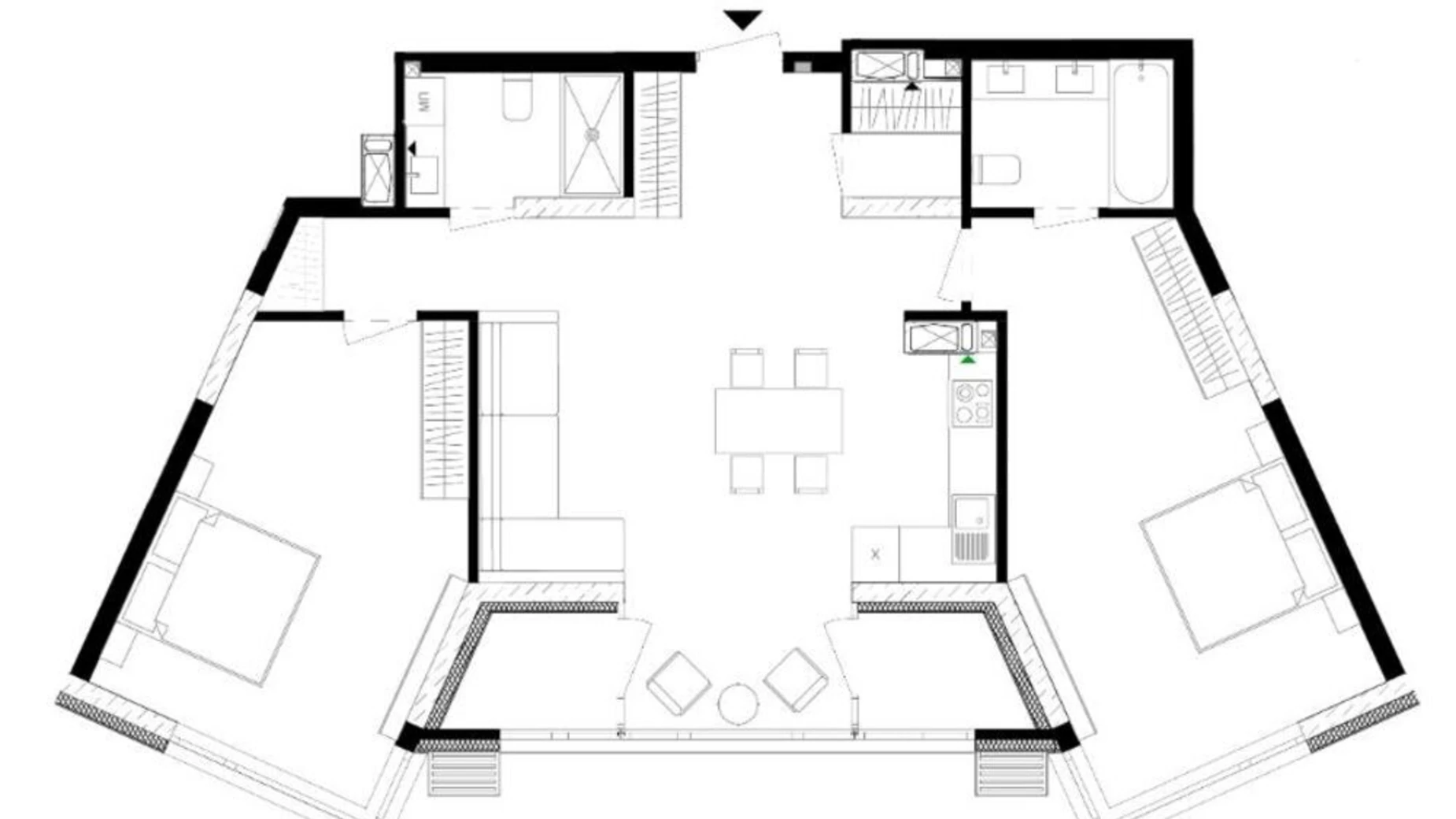 Продается 3-комнатная квартира 96 кв. м в Киеве, ул. Евгения Маланюка(Сагайдака), 101 - фото 2