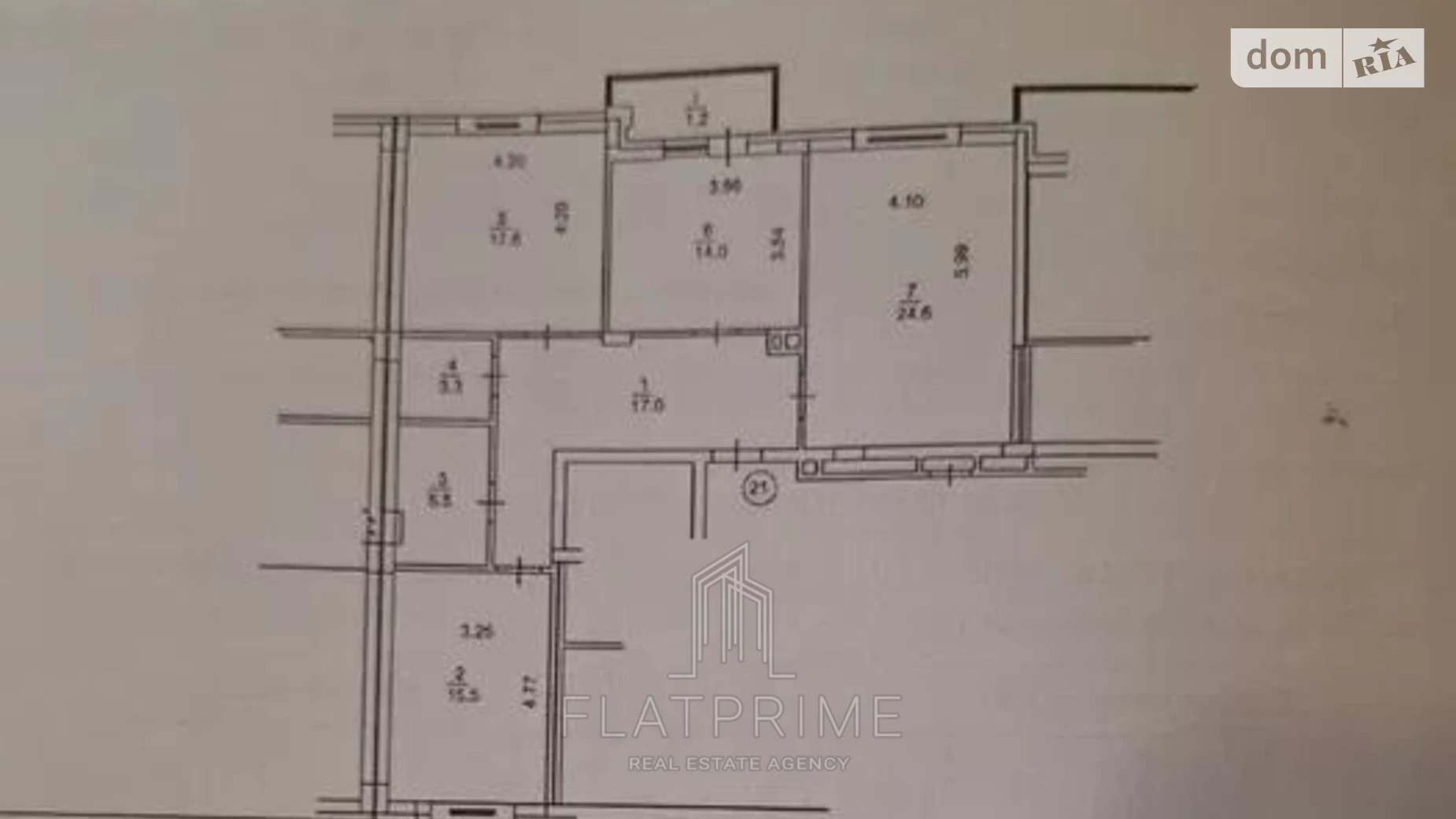Продається 3-кімнатна квартира 98.6 кв. м у Броварах, вул. В'ячеслава Чорновола, 1 - фото 2