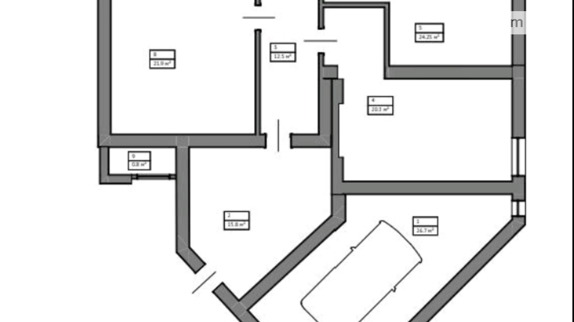 2-комнатная квартира 80 кв. м в Тернополе, цена: 84000 $ - фото 4