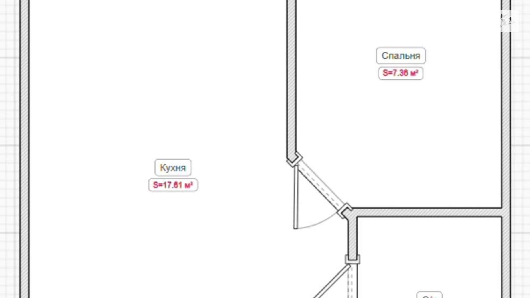 Продається 1-кімнатна квартира 30 кв. м у Одесі, вул. Картамишевська, 32/34 - фото 4