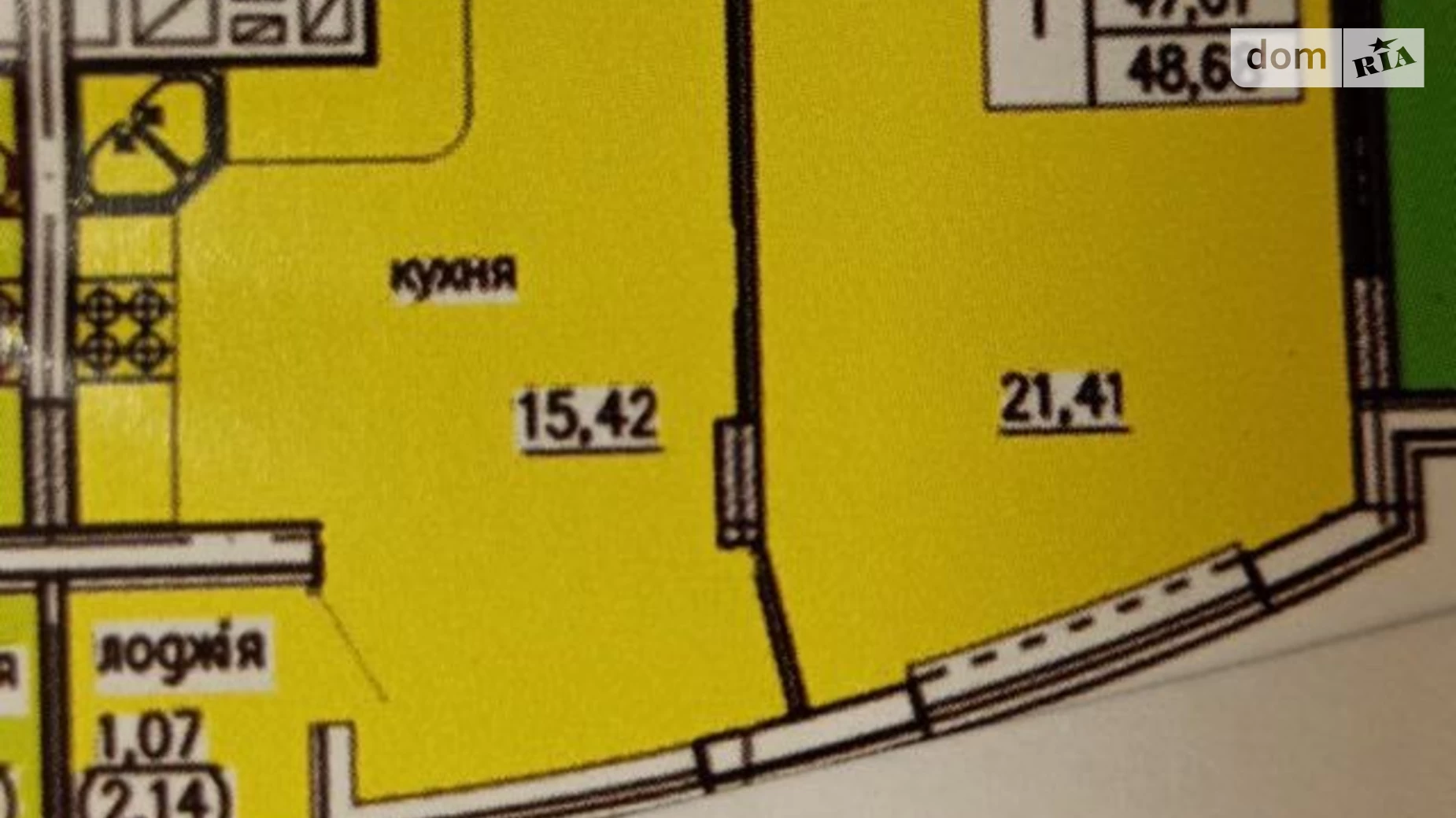 1-кімнатна квартира 49 кв. м у Тернополі, вул. Петра Батьківського(Бригадна), 14А - фото 3