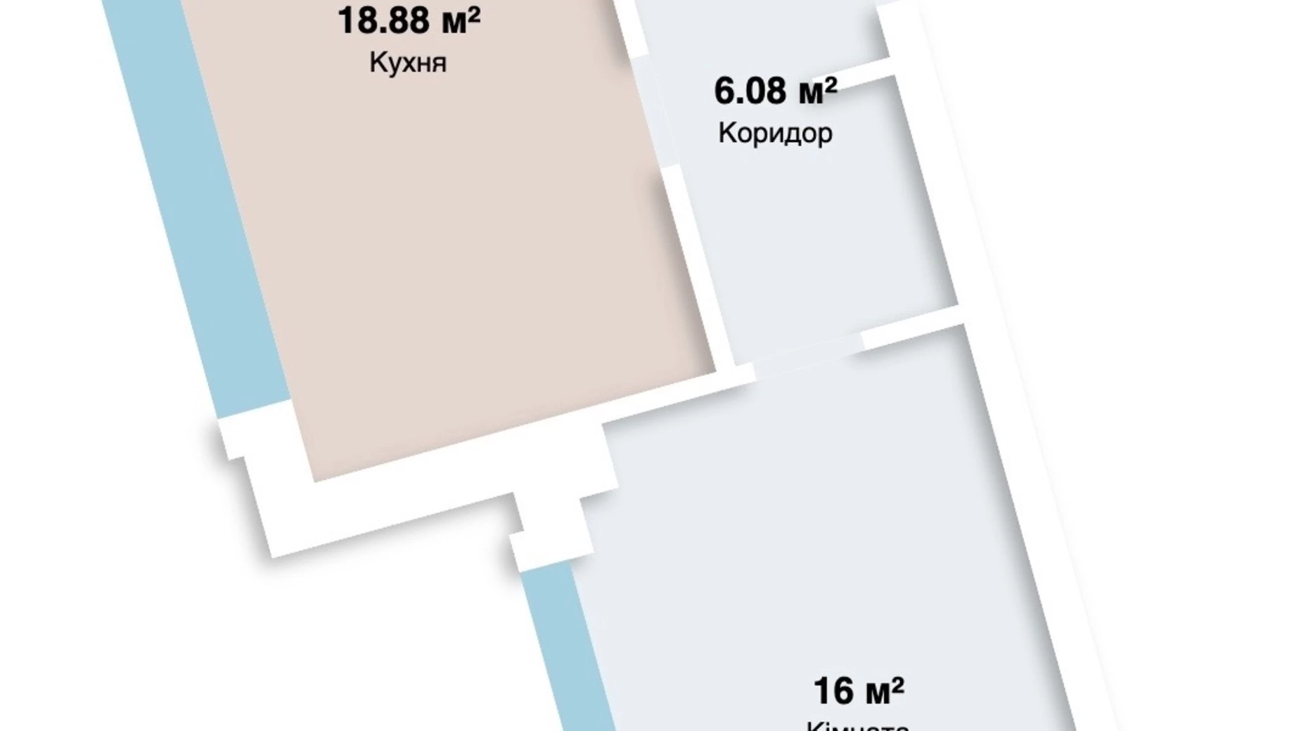 Продается 1-комнатная квартира 46 кв. м в Львове, ул. Камышовая, 11 - фото 3