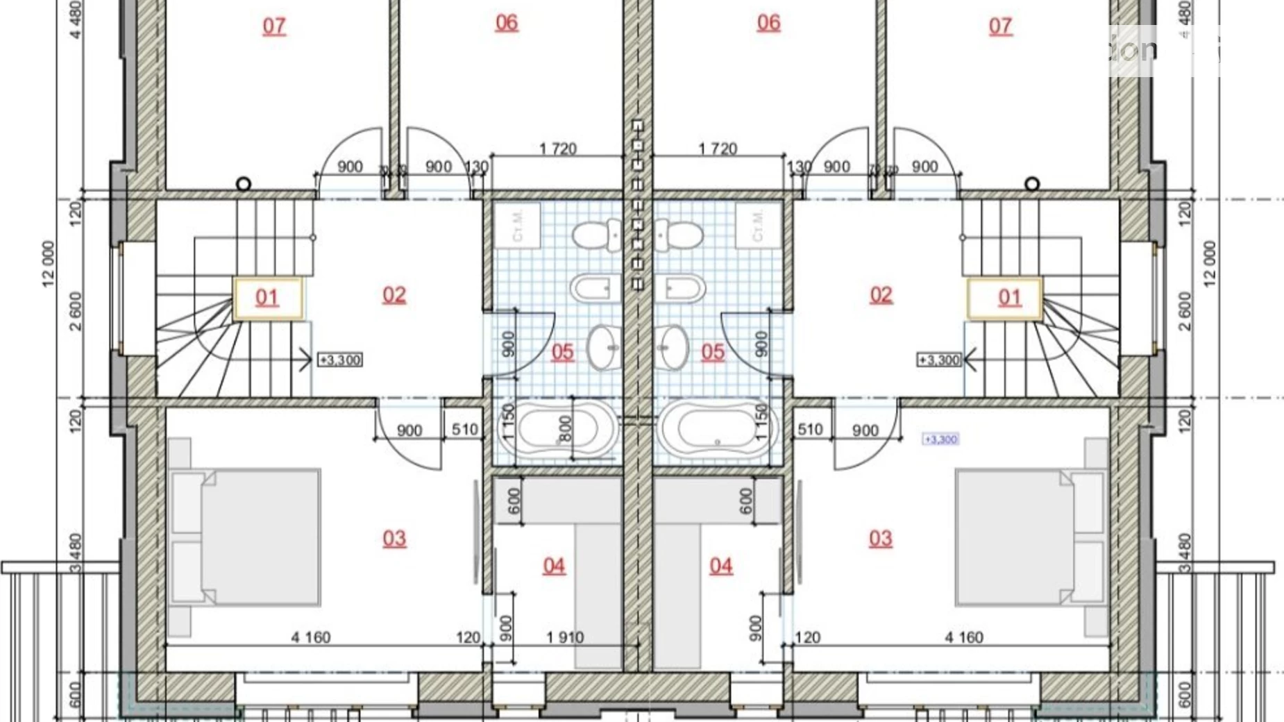 Продается часть дома 169 кв. м с камином, цена: 75000 $ - фото 4