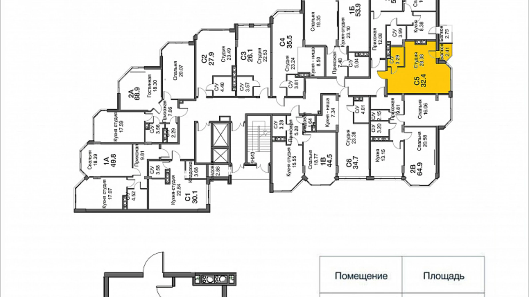 Продается 1-комнатная квартира 33 кв. м в Одессе, ул. Школьная, 43 - фото 5