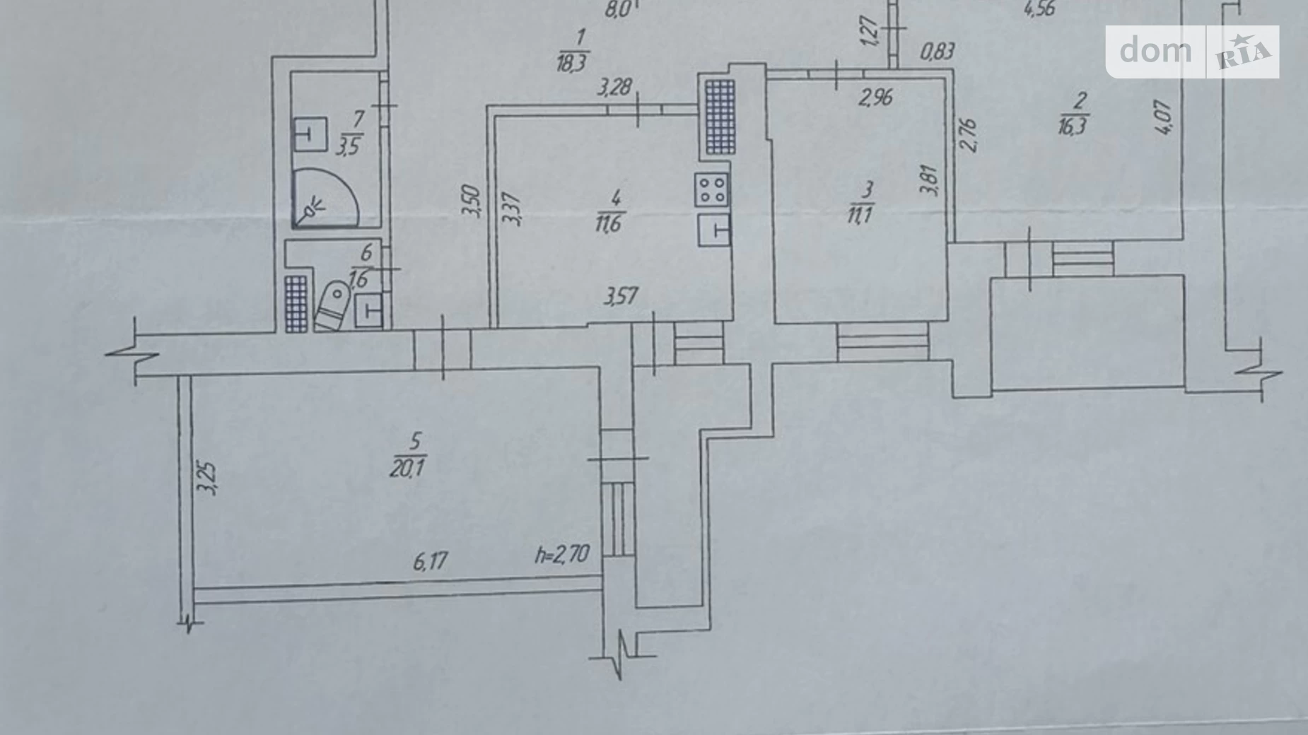 Продается 3-комнатная квартира 90 кв. м в Виннице, ул. Академика Ющенка - фото 3