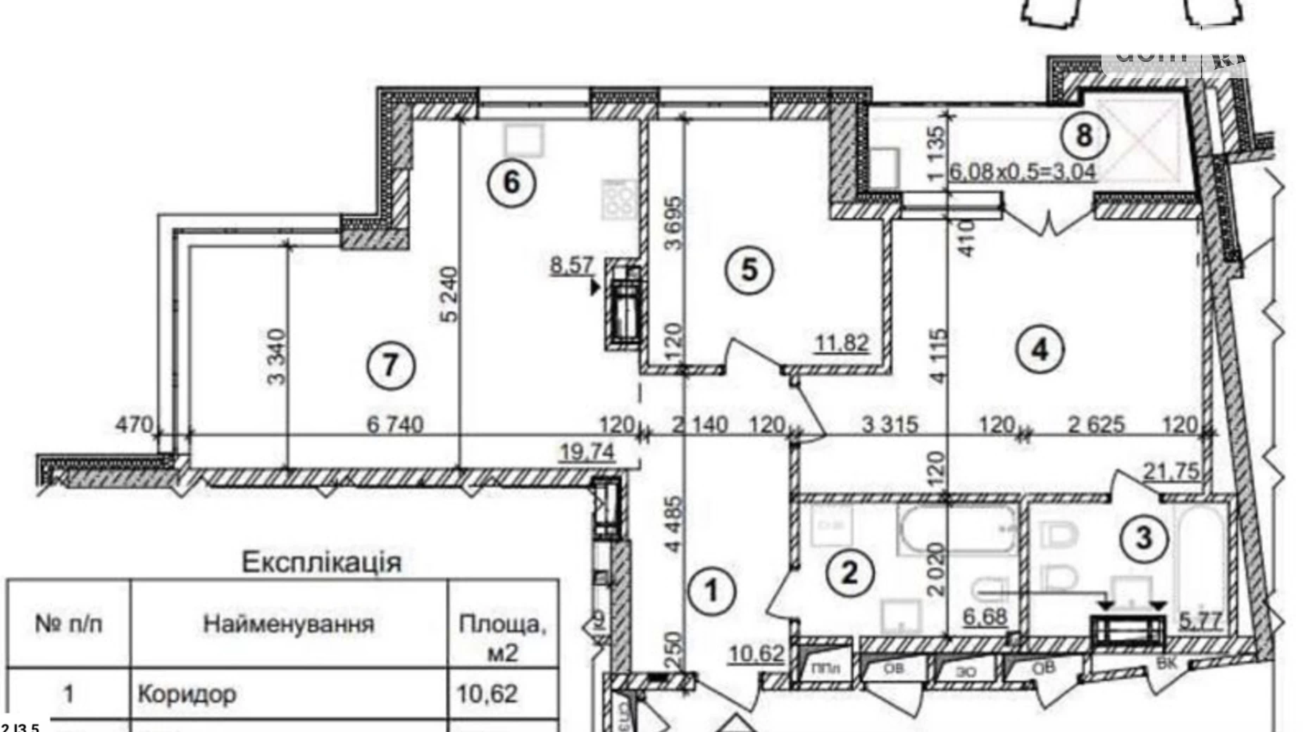 Продається 2-кімнатна квартира 88.6 кв. м у Києві, просп. Берестейський(Перемоги), 42А - фото 2