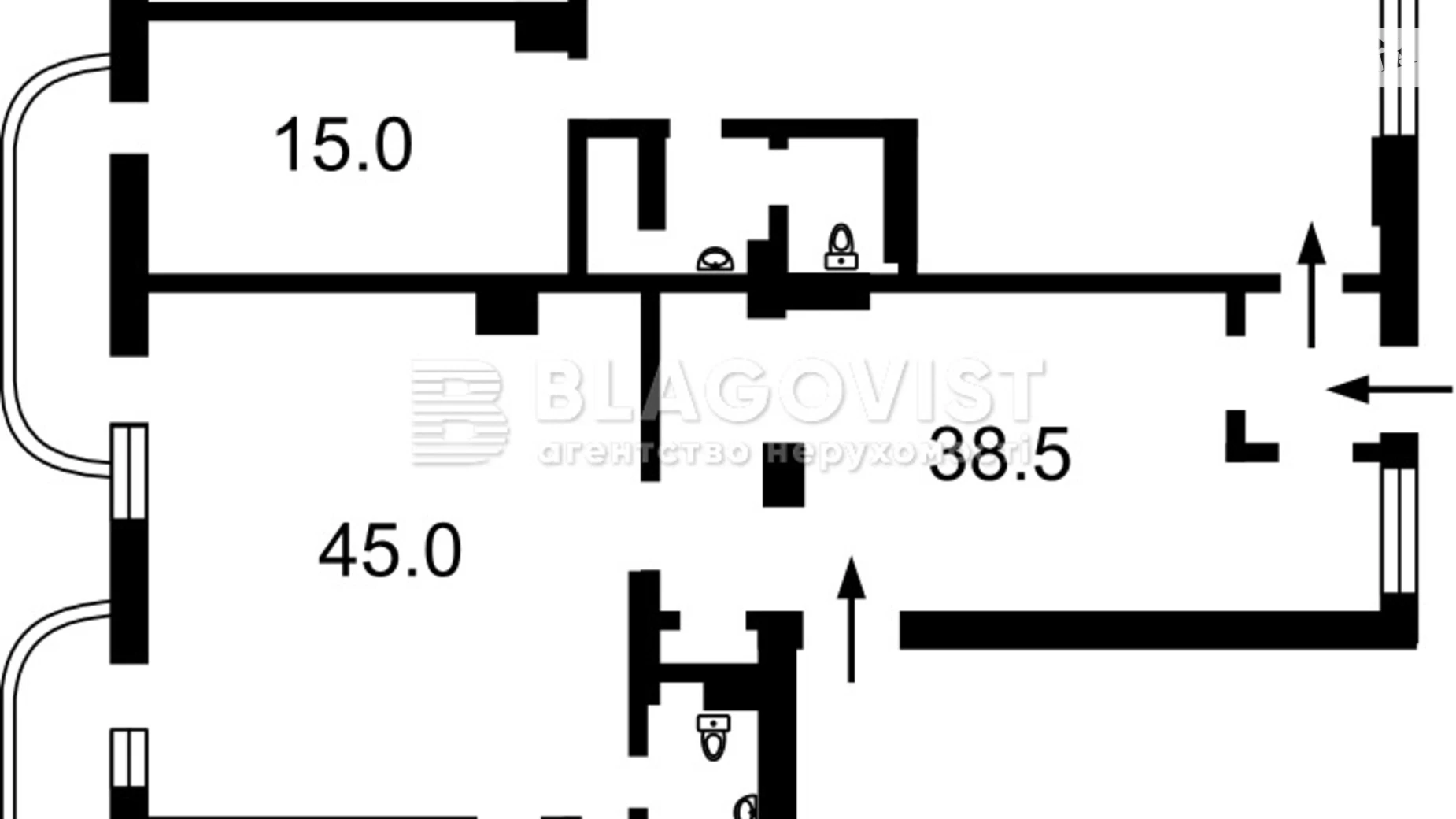 Сдается в аренду офис 224 кв. м в бизнес-центре, цена: 2500 $ - фото 2