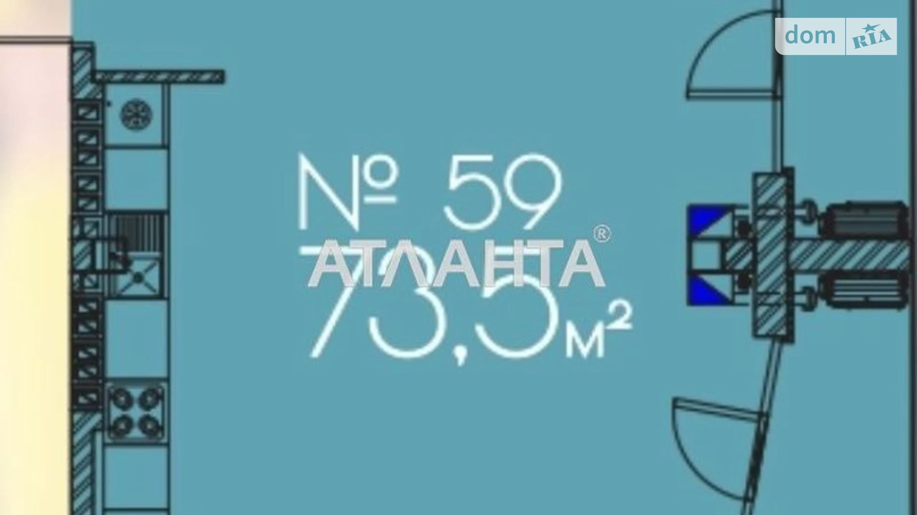 Продається 3-кімнатна квартира 73.5 кв. м у Одесі, вул. Люстдорфська дорога - фото 2