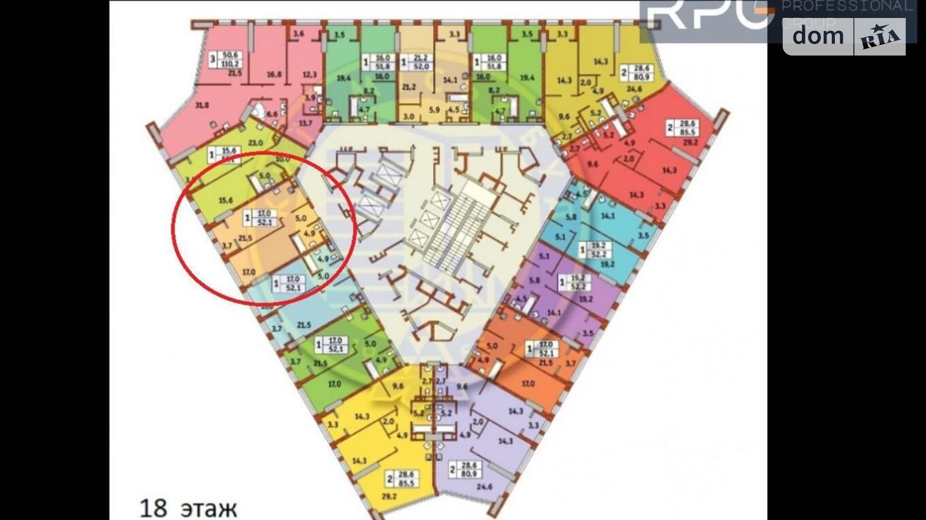 Продається 1-кімнатна квартира 52.5 кв. м у Києві, просп. Берестейський(Перемоги), 11 корпус 1 - фото 3