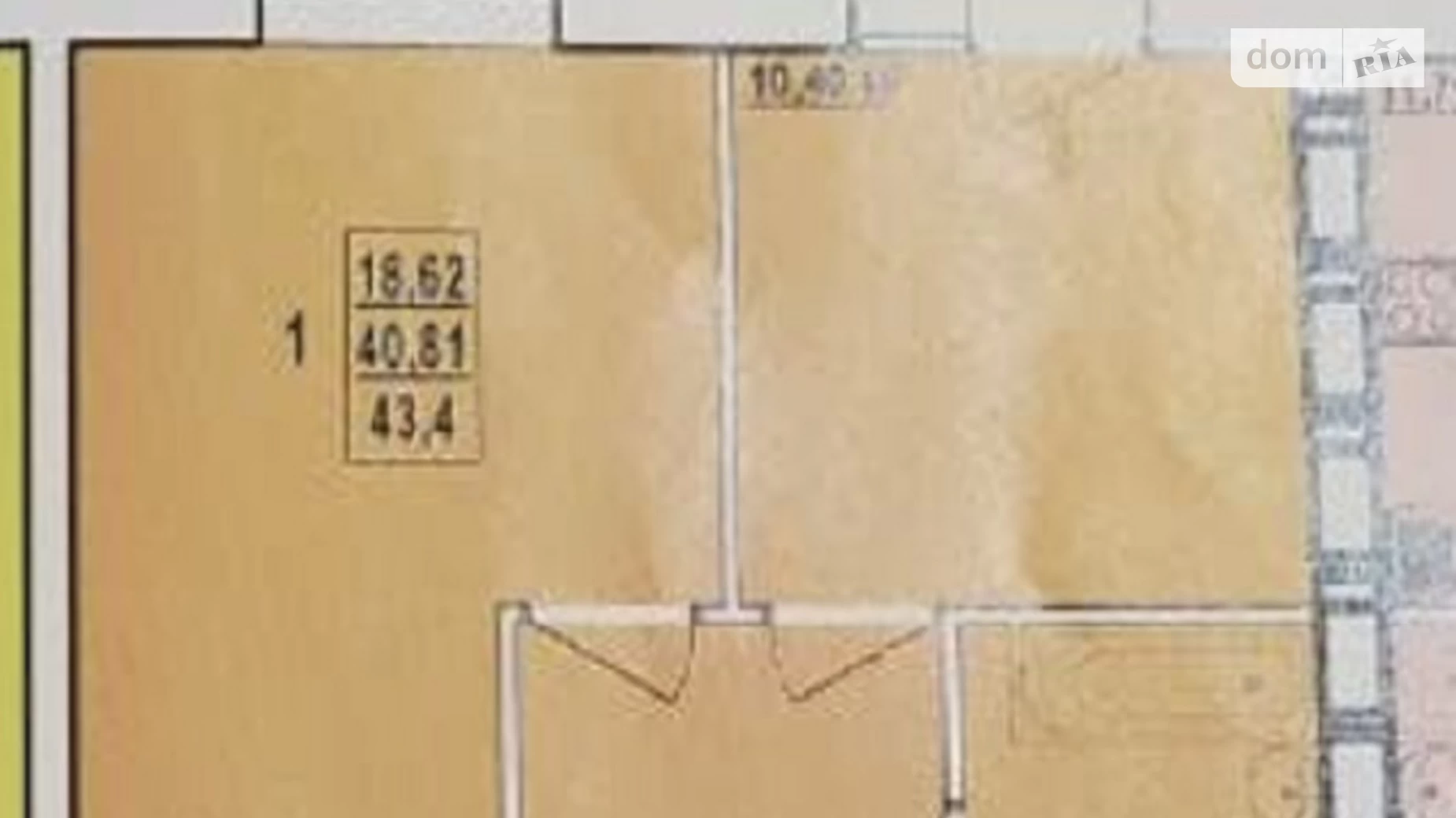 Продається 1-кімнатна квартира 43.4 кв. м у Харкові, вул. Лисаветинська, 2Б - фото 2