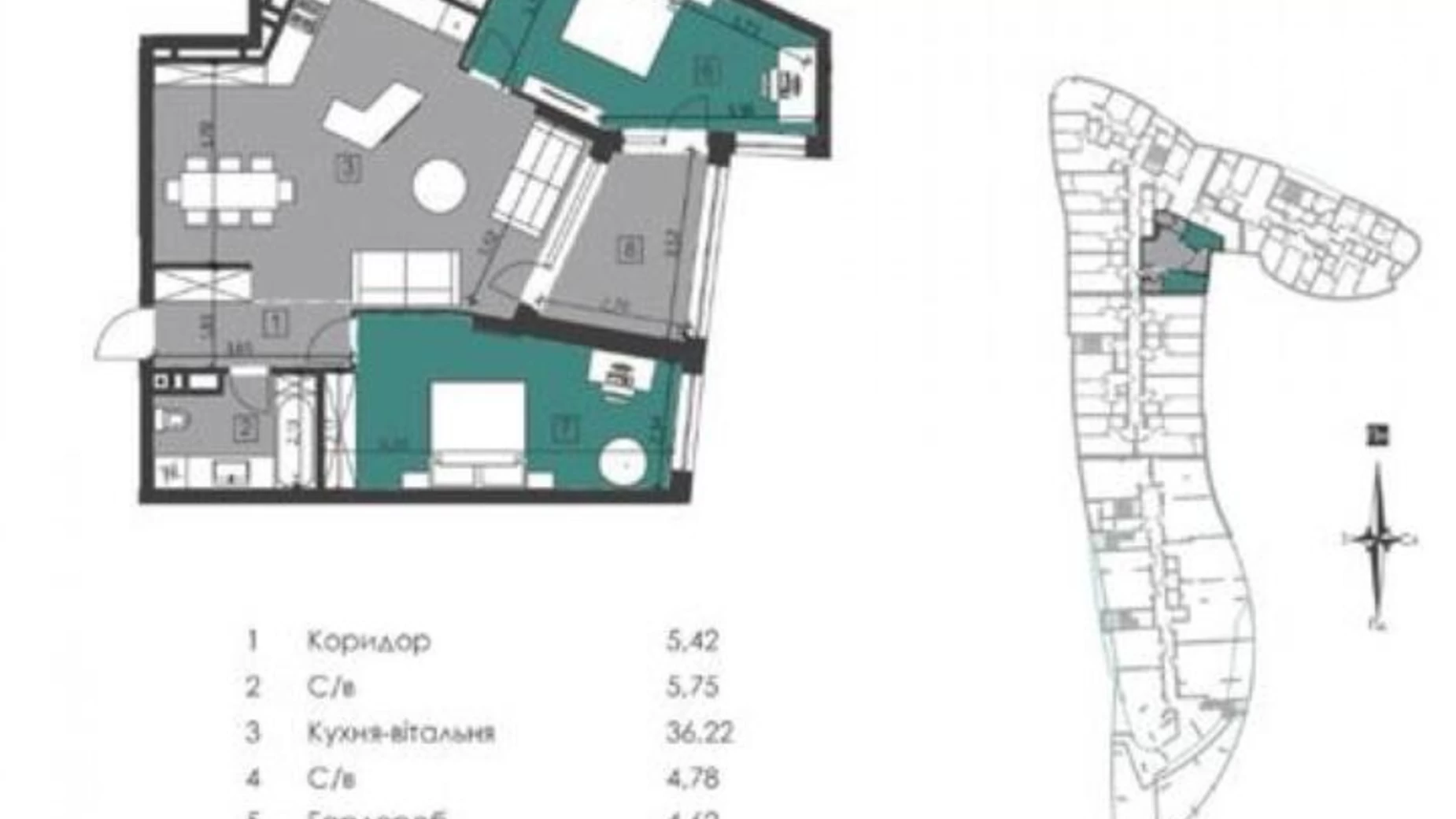 Продається 2-кімнатна квартира 100 кв. м у Львові, вул. Кульпарківська, 93 корпус 3 - фото 3