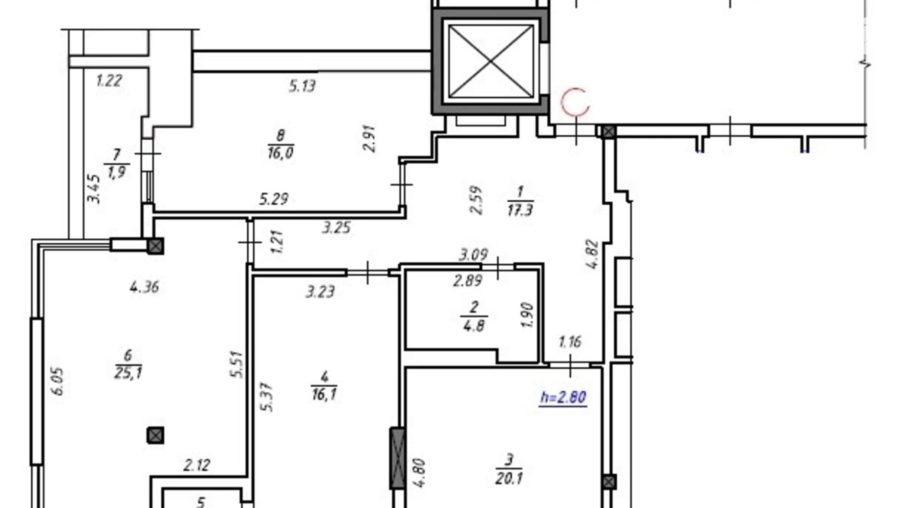 Продається 3-кімнатна квартира 102 кв. м у Рудному, вул. Івана Огієнка, 18 - фото 2