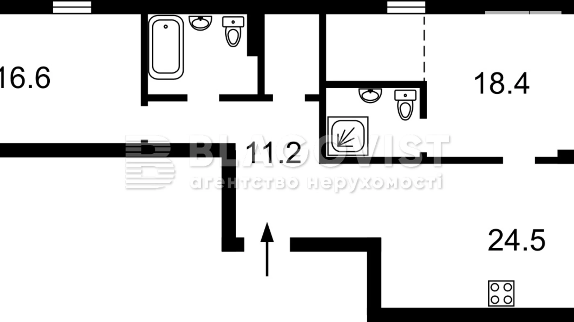 Продается 3-комнатная квартира 81 кв. м в Киеве, ул. Предславинская, 44 - фото 2