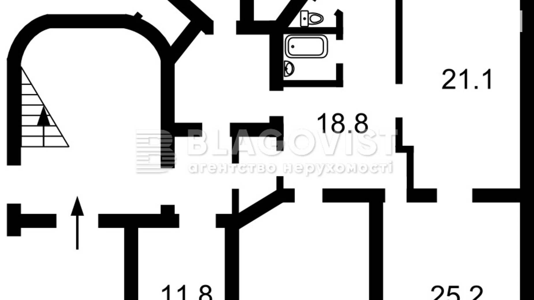 Продається 6-кімнатна квартира 298.6 кв. м у Львові, вул. Котляревського, 37А - фото 3