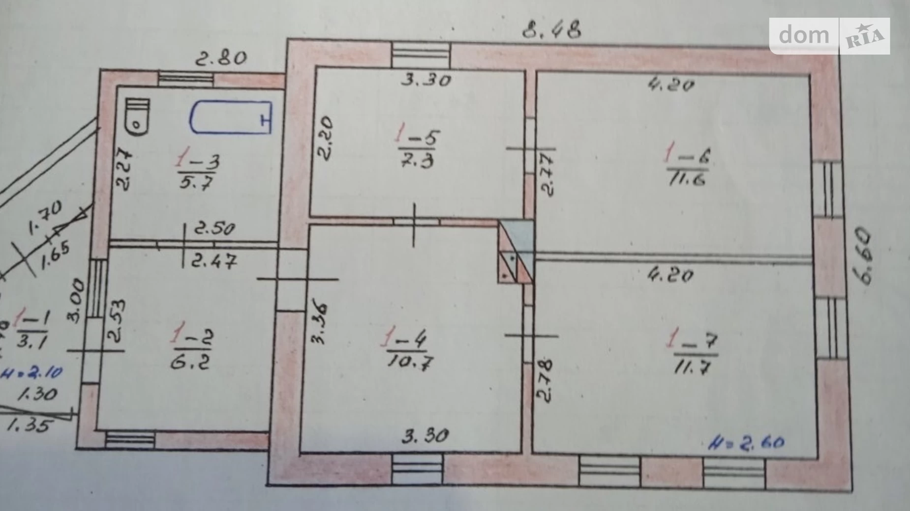 Продається одноповерховий будинок 56.3 кв. м з верандою, цена: 80000 $ - фото 5