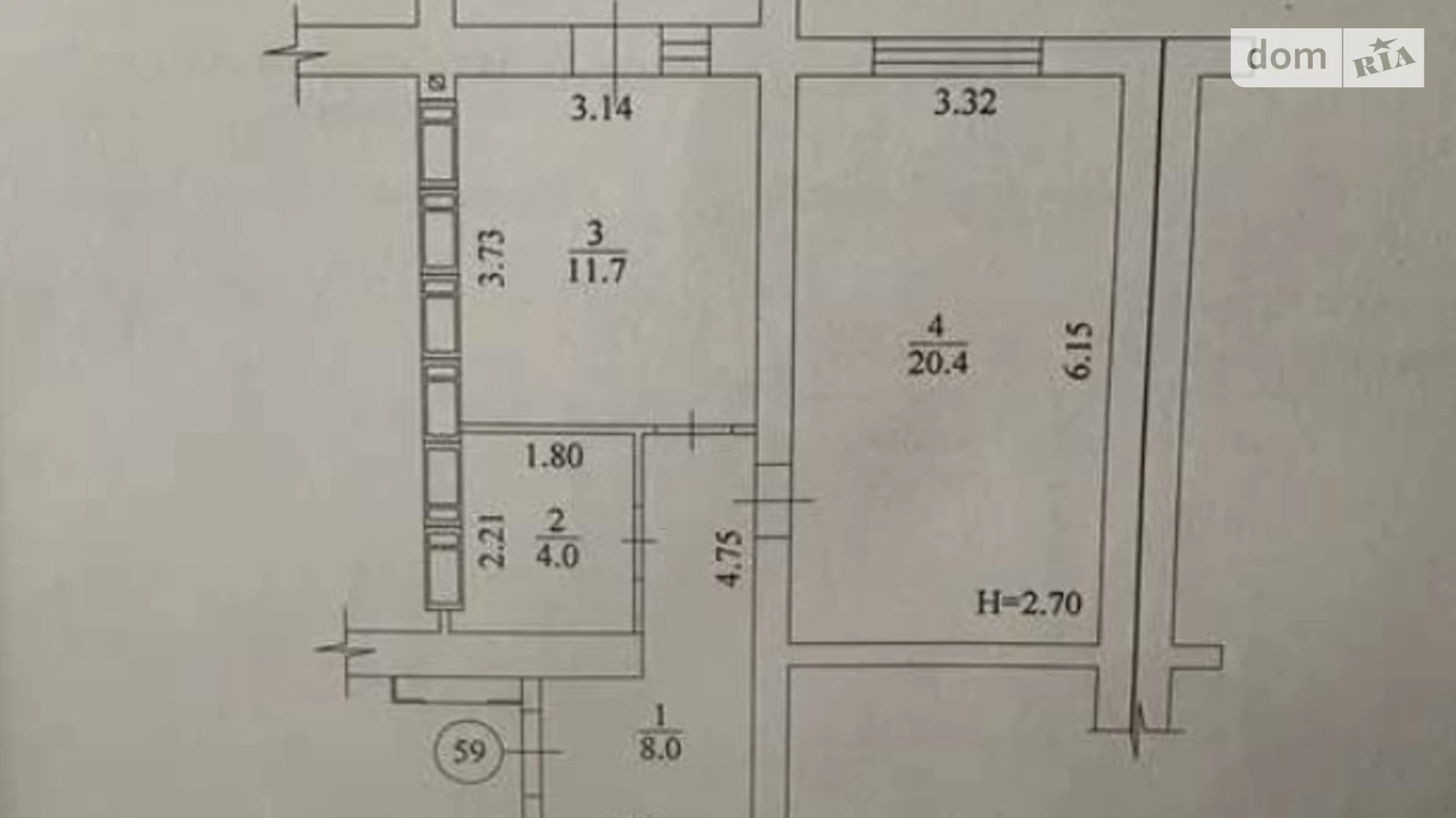 Продается 1-комнатная квартира 46 кв. м в Харькове, ул. Заливная, 4 - фото 2