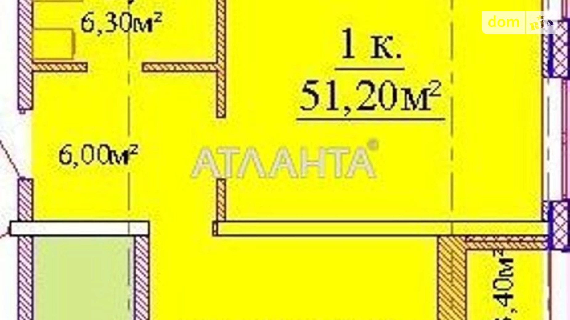 Продается 1-комнатная квартира 52.3 кв. м в Одессе, ул. Варненская - фото 5