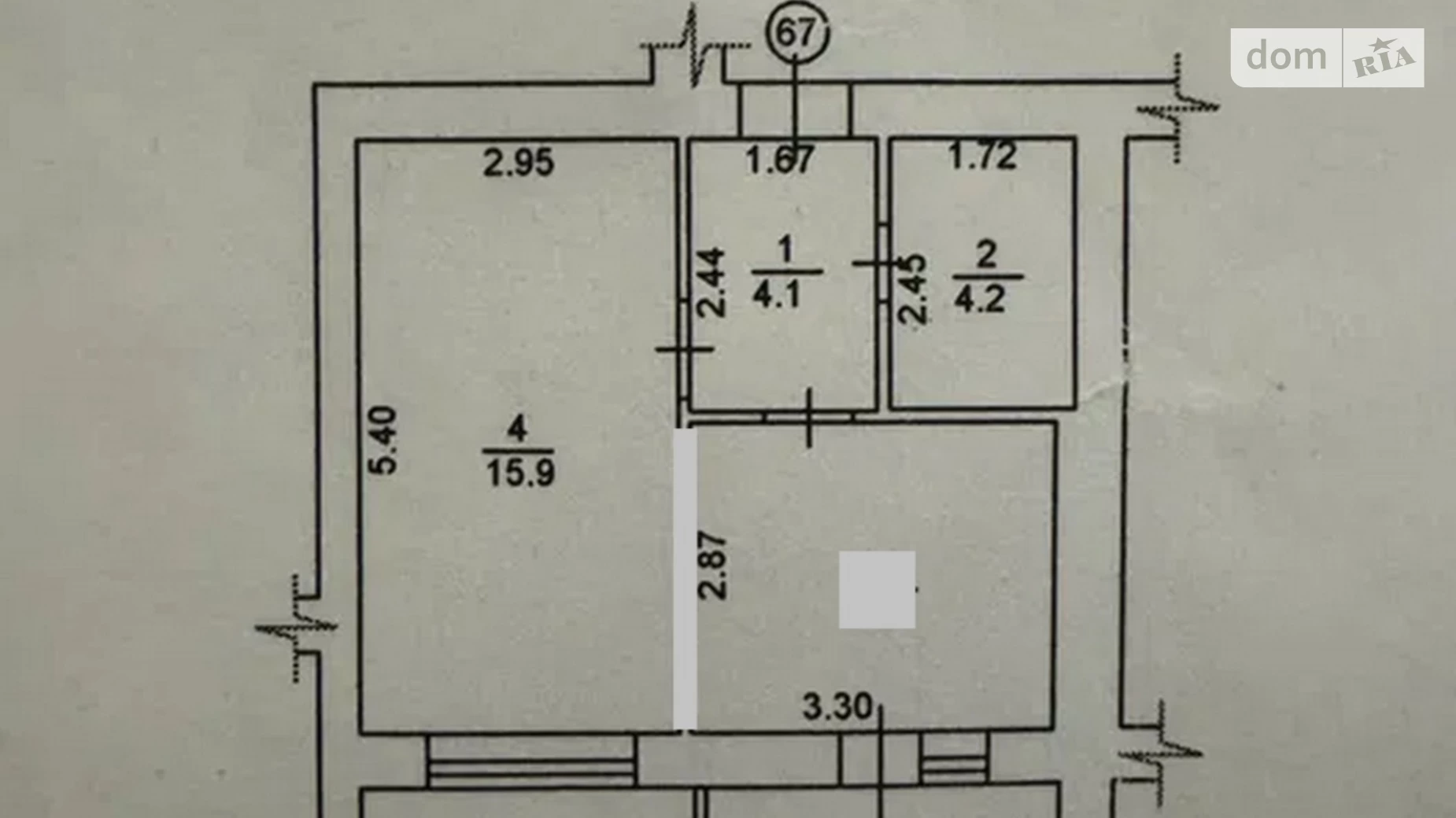 Продается 1-комнатная квартира 42 кв. м в Буче, ул. Бориса Гмыри, 20 - фото 2