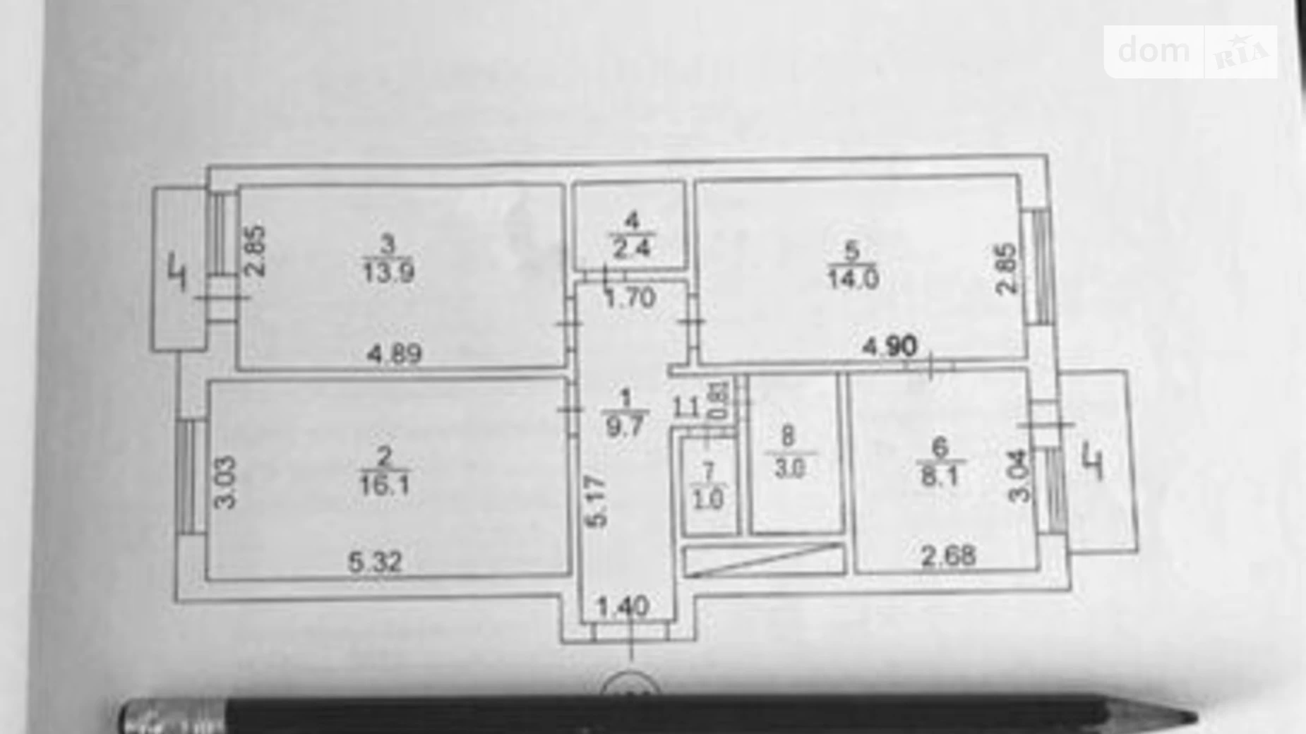 Продається 3-кімнатна квартира 70 кв. м у Києві - фото 3