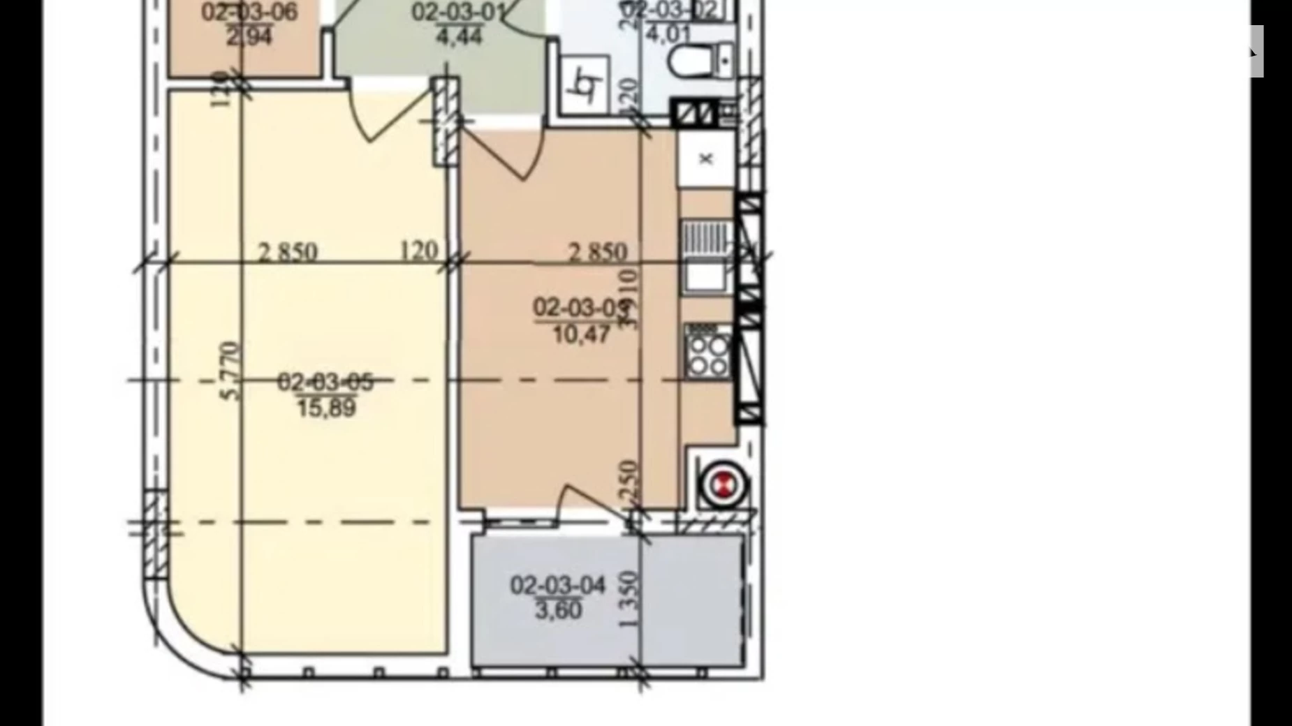 Продається 1-кімнатна квартира 41.35 кв. м у Львові, вул. Трускавецька, 48 - фото 3