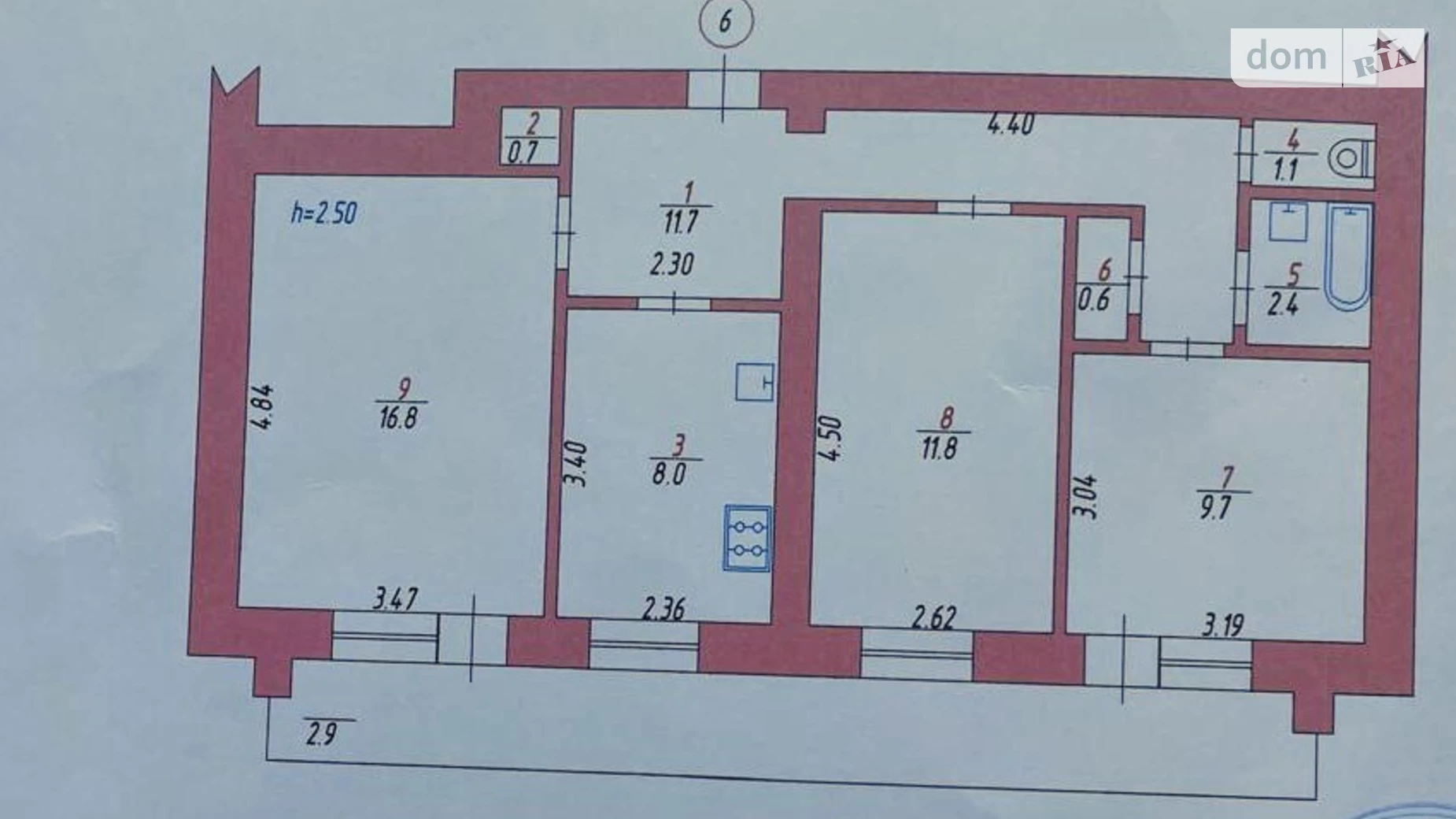 Продается 3-комнатная квартира 65.3 кв. м в Хмельницком, ул. Заречанская - фото 5