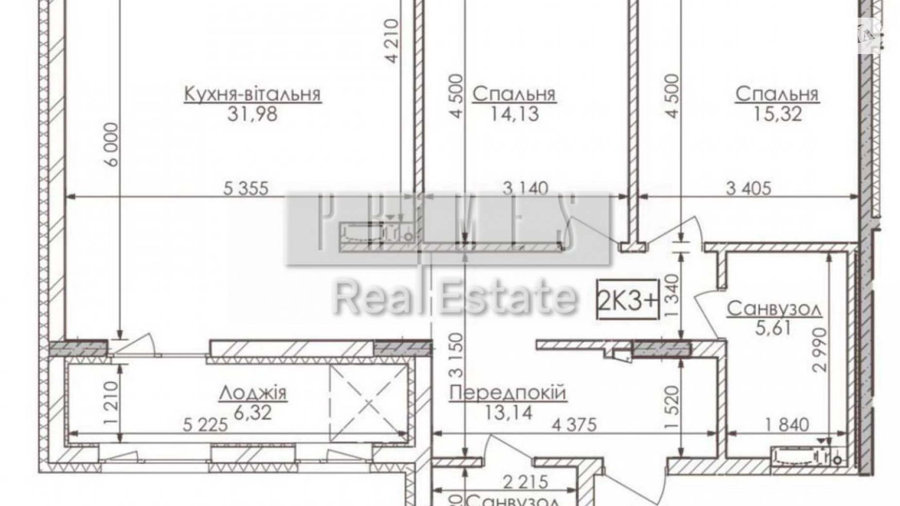 Продается 3-комнатная квартира 95 кв. м в Киеве, ул. Речная(Годовая), 4 - фото 3