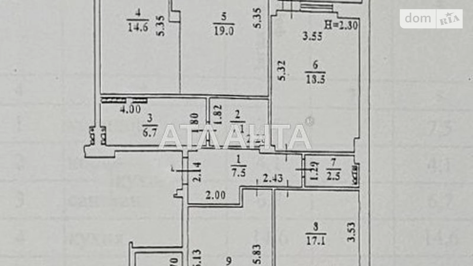 Продається 4-кімнатна квартира 117.7 кв. м у Кріжанівці, вул. Академіка Сахарова, 9 - фото 2