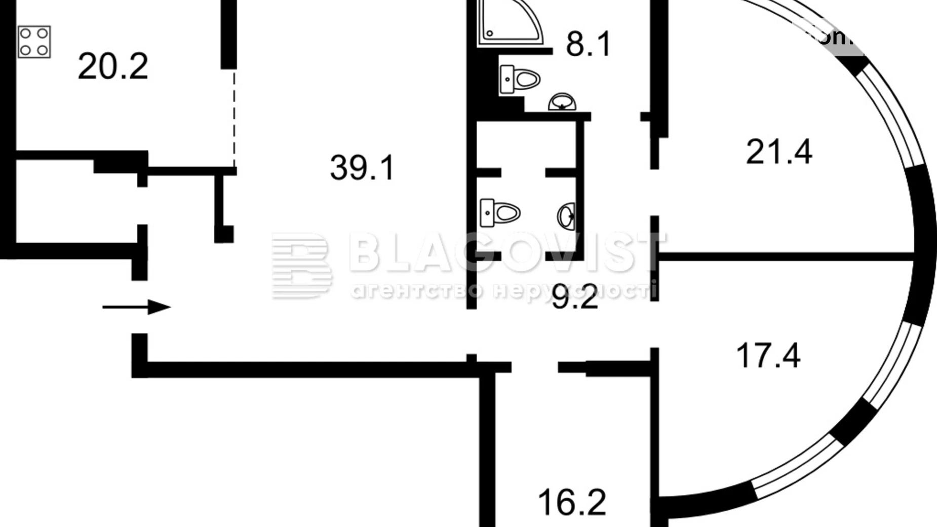 Продается 4-комнатная квартира 140 кв. м в Киеве, ул. Елены Пчилки, 2А - фото 2