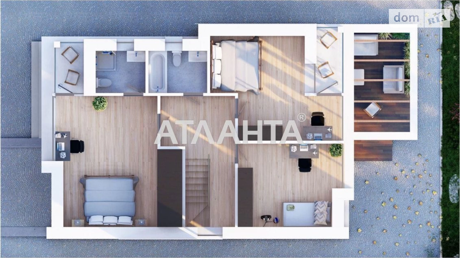 Продается дом на 2 этажа 150 кв. м с камином, цена: 125000 $ - фото 3