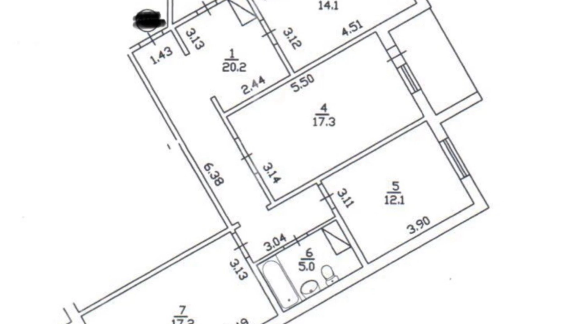 Продается 3-комнатная квартира 93 кв. м в Киеве, ул. Урловская, 34 - фото 2