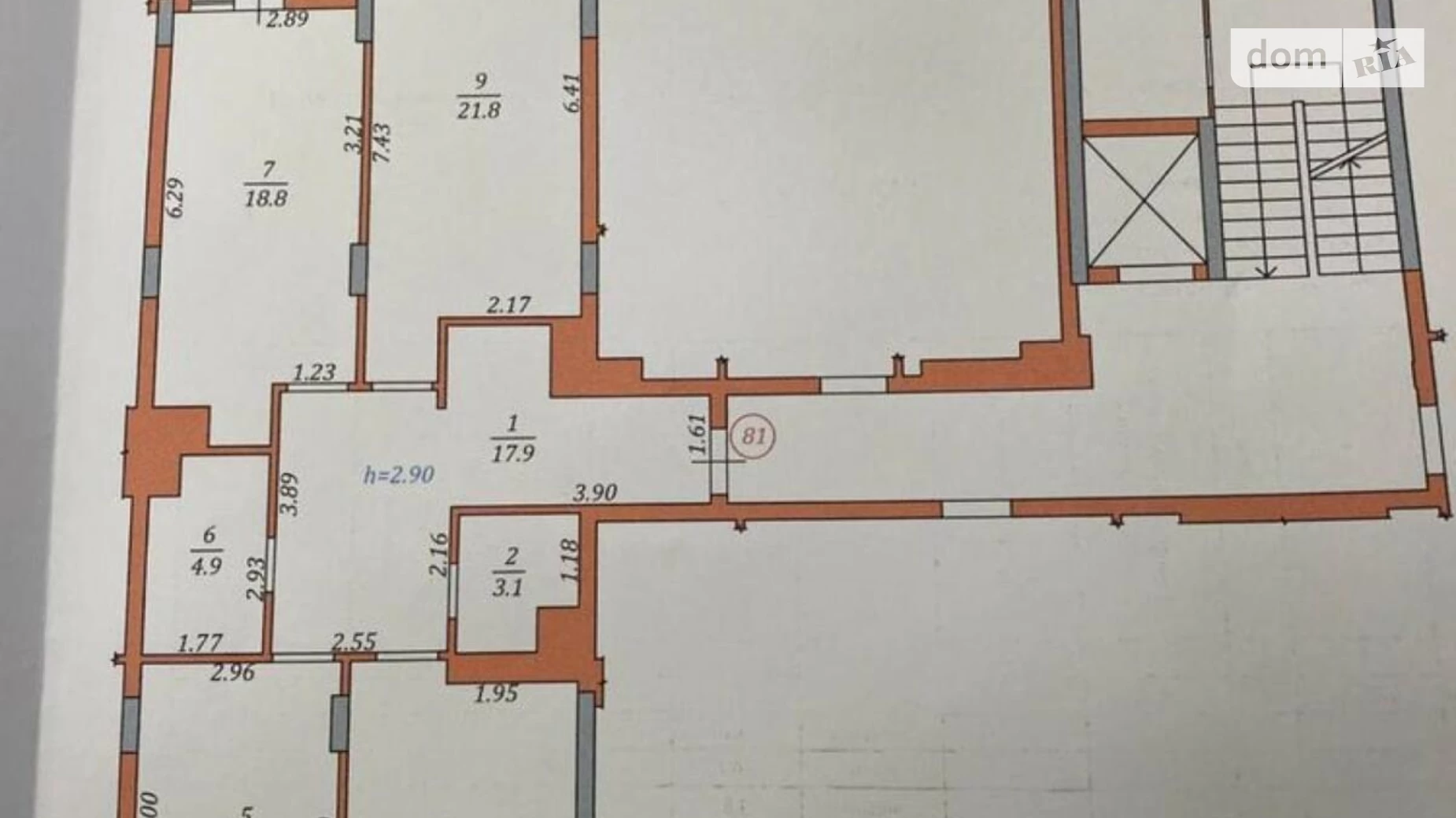 Продается 3-комнатная квартира 106 кв. м в Львове, ул. Мечникова, 16З - фото 2