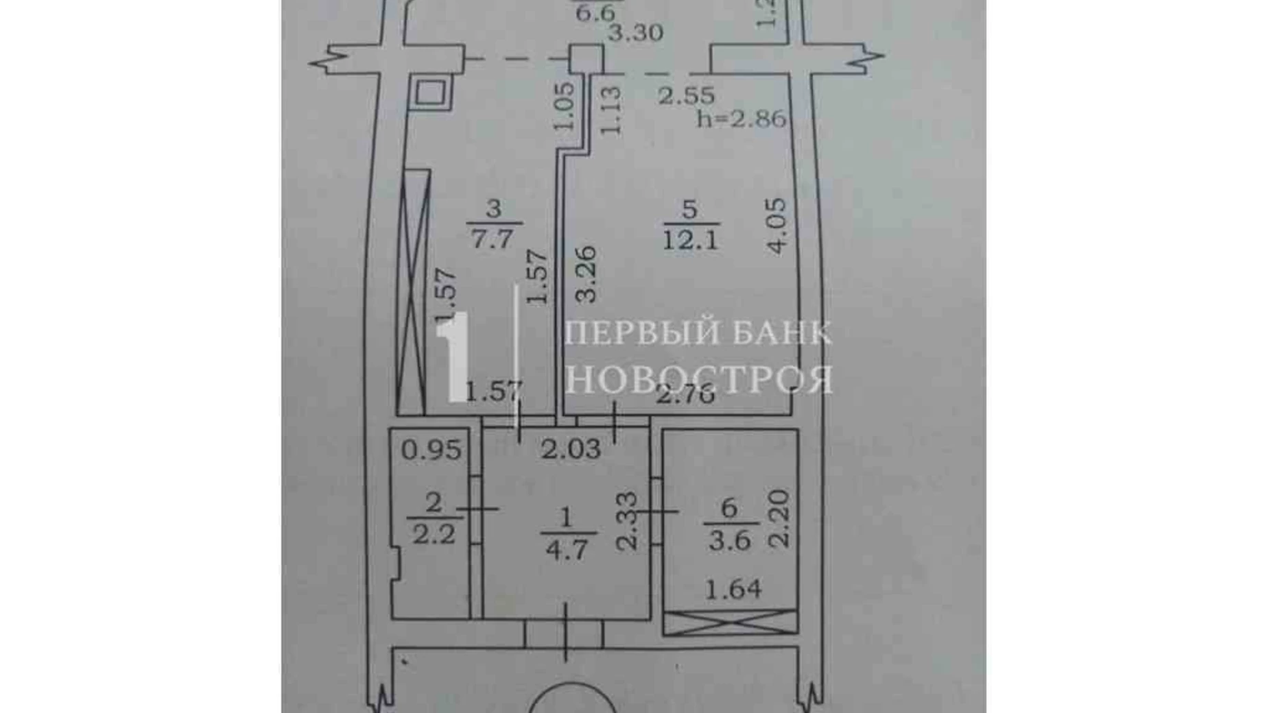Продається 1-кімнатна квартира 36.9 кв. м у Крижанівка, вул. Софіївська, 15 - фото 5