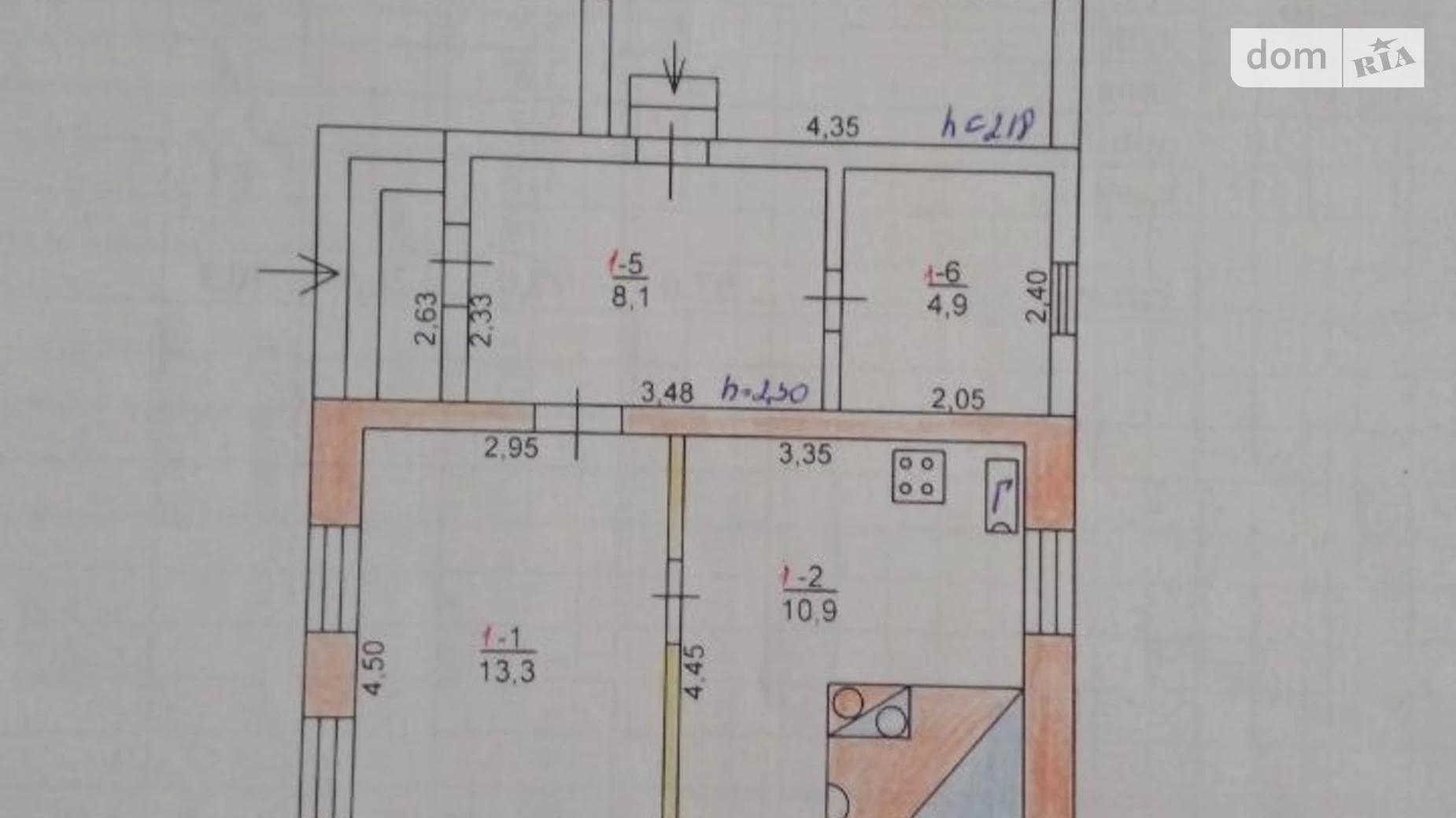 Продается дом на 2 этажа 96 кв. м с садом, цена: 17000 $ - фото 3