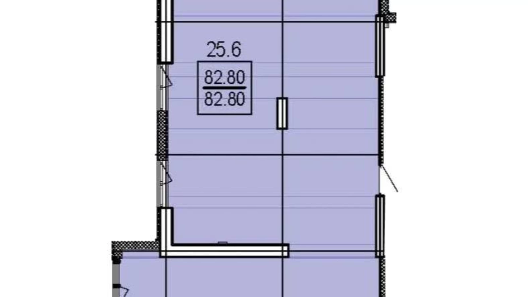 Продається 3-кімнатна квартира 82.7 кв. м у Одесі, вул. Дача Ковалевського, 5 - фото 3
