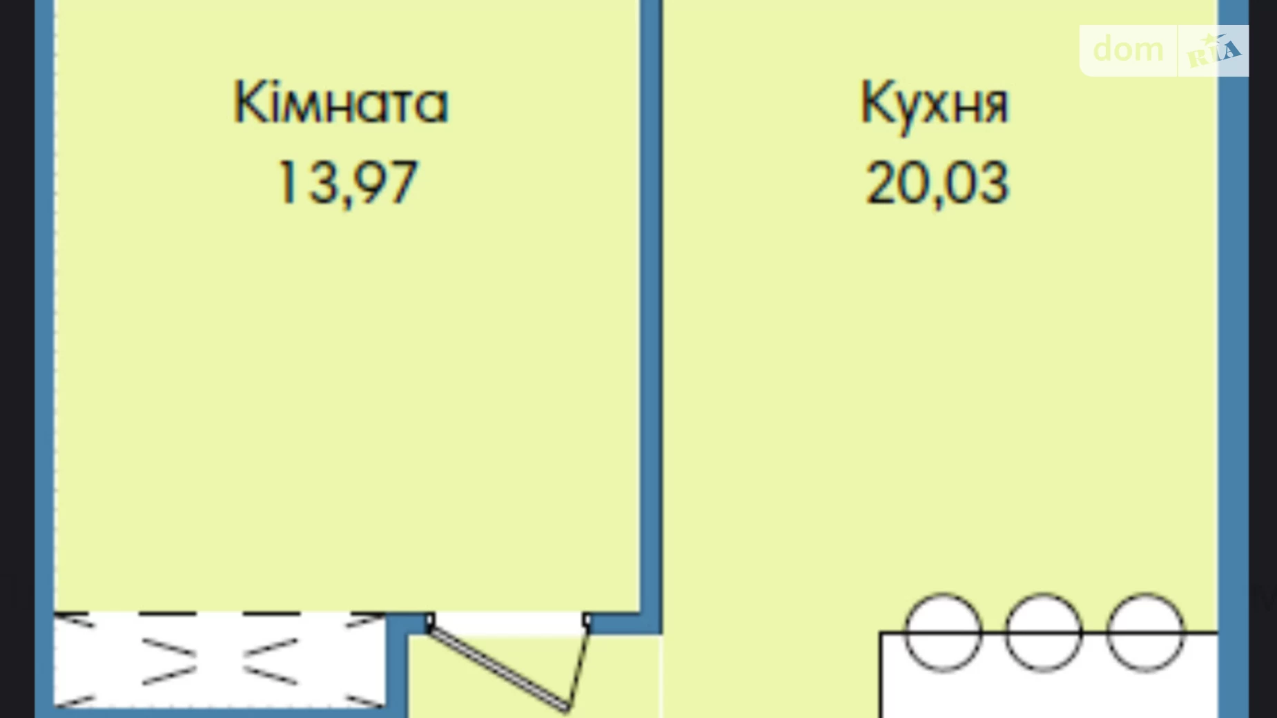 Продається 1-кімнатна квартира 45.14 кв. м у Львові, вул. Вашингтона Джорджа, 1 - фото 4