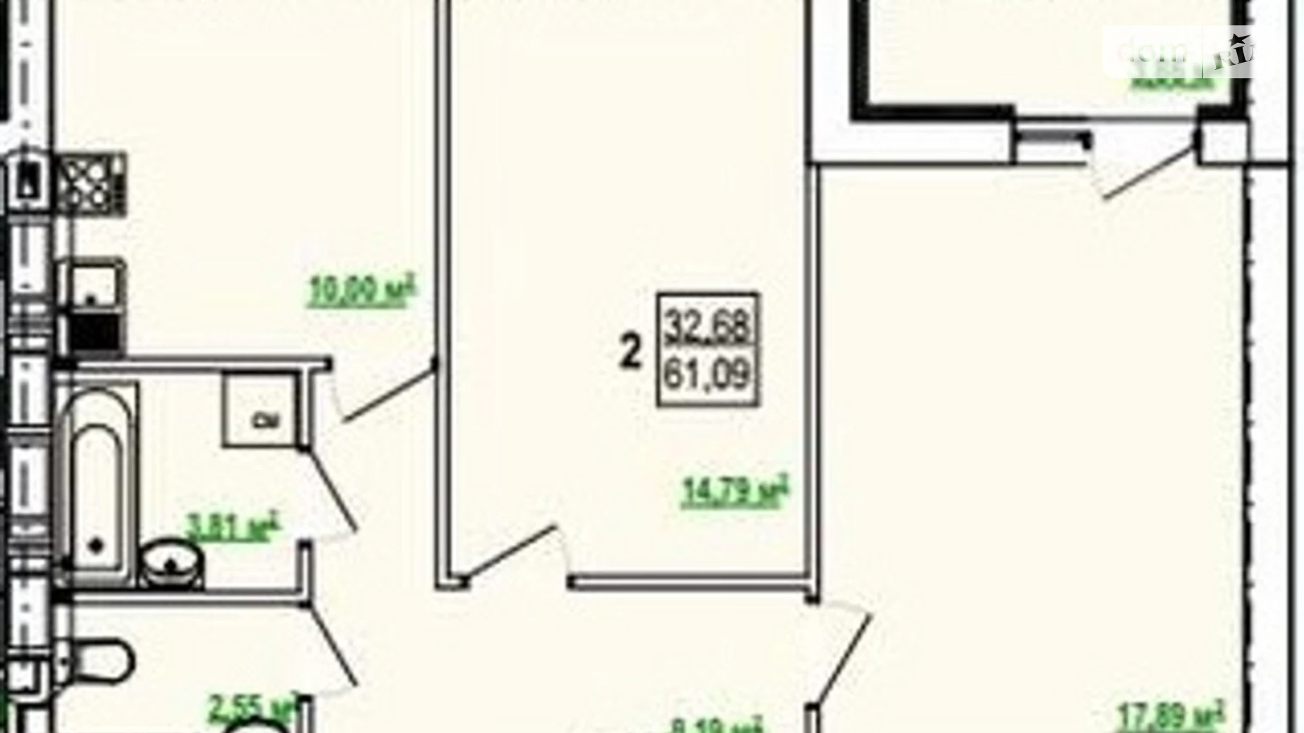 Продается 2-комнатная квартира 61 кв. м в Харькове, ул. Шевченко, 327 - фото 3