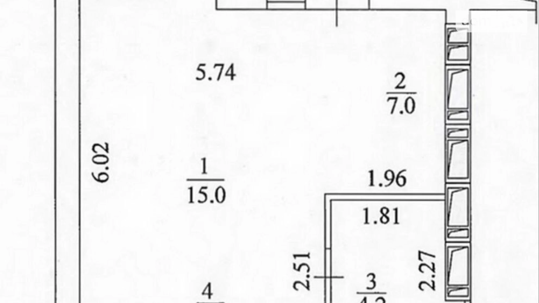 Продається 1-кімнатна квартира 33 кв. м у Харкові, цена: 14000 $ - фото 5