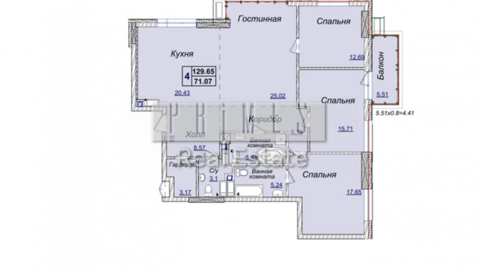 Продається 4-кімнатна квартира 130 кв. м у Києві, вул. Андрія Верхогляда(Драгомирова), 19А - фото 5