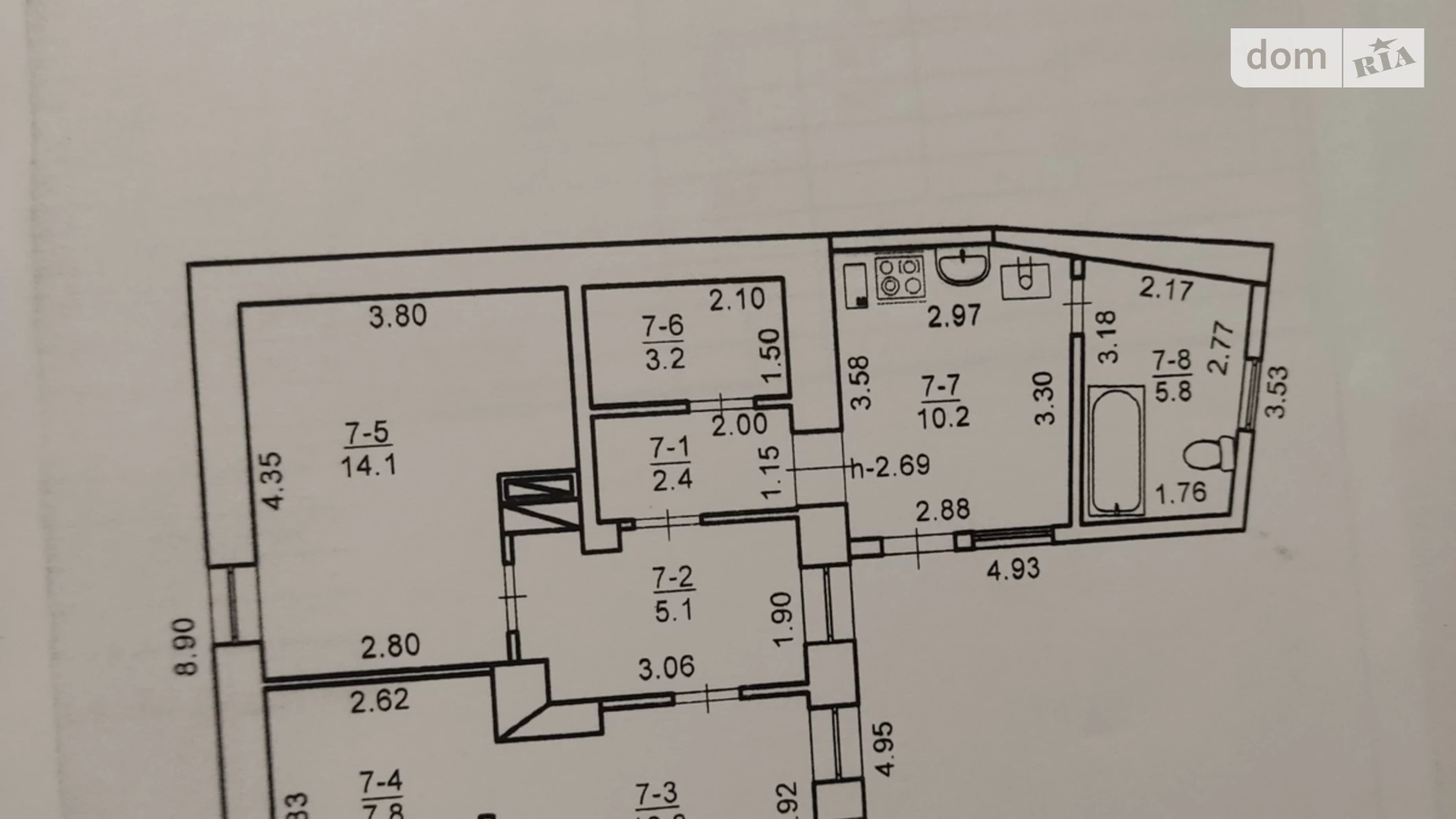 Продается одноэтажный дом 59.4 кв. м с балконом, цена: 17800 $ - фото 2