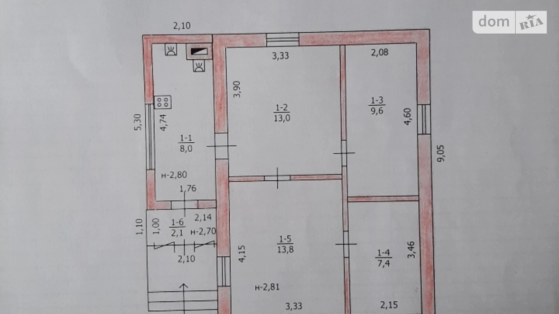 Продается одноэтажный дом 60 кв. м с камином, цена: 26000 $ - фото 2